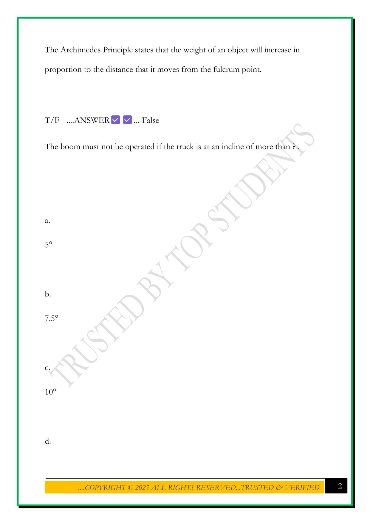 2-6 MO VALLEY EXAM 2025 QUESTIONS AND ANSWERS