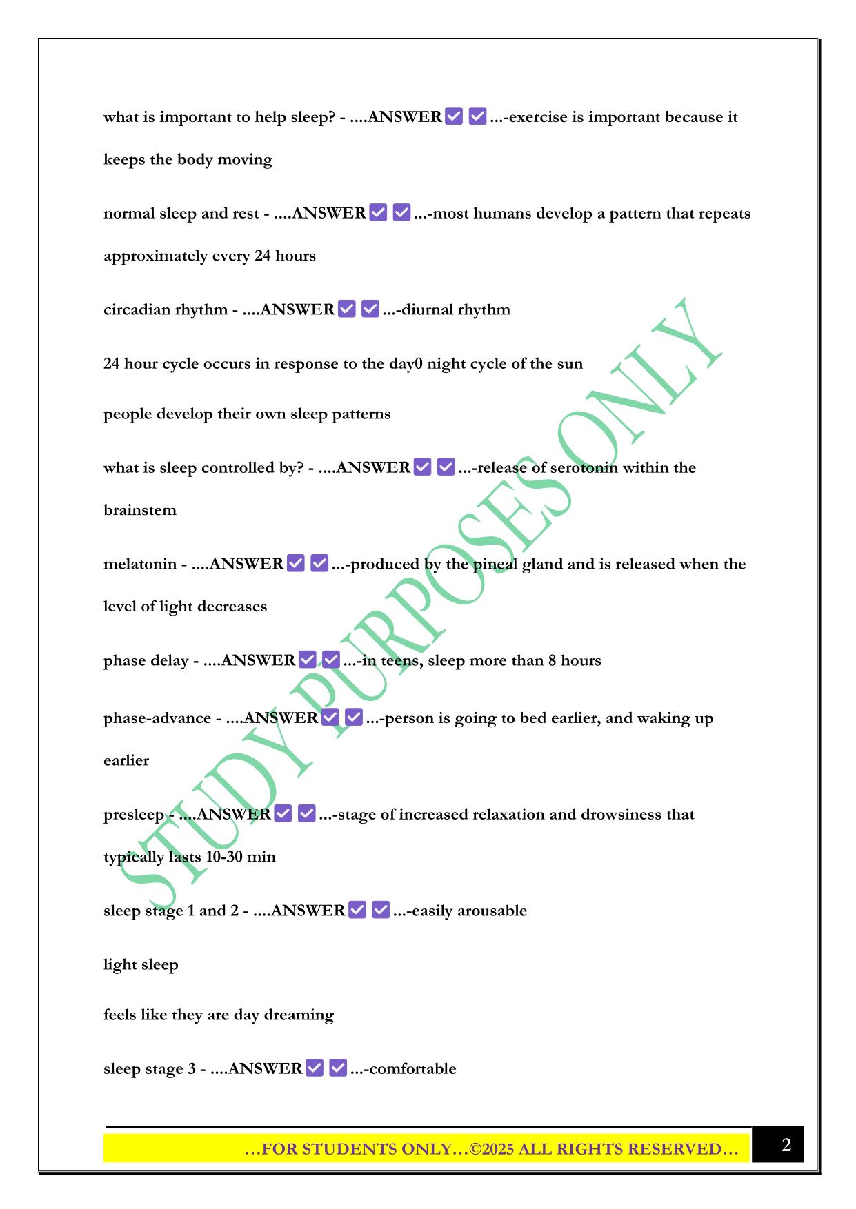 NCOA quiz 2 2025 Questions and Answers