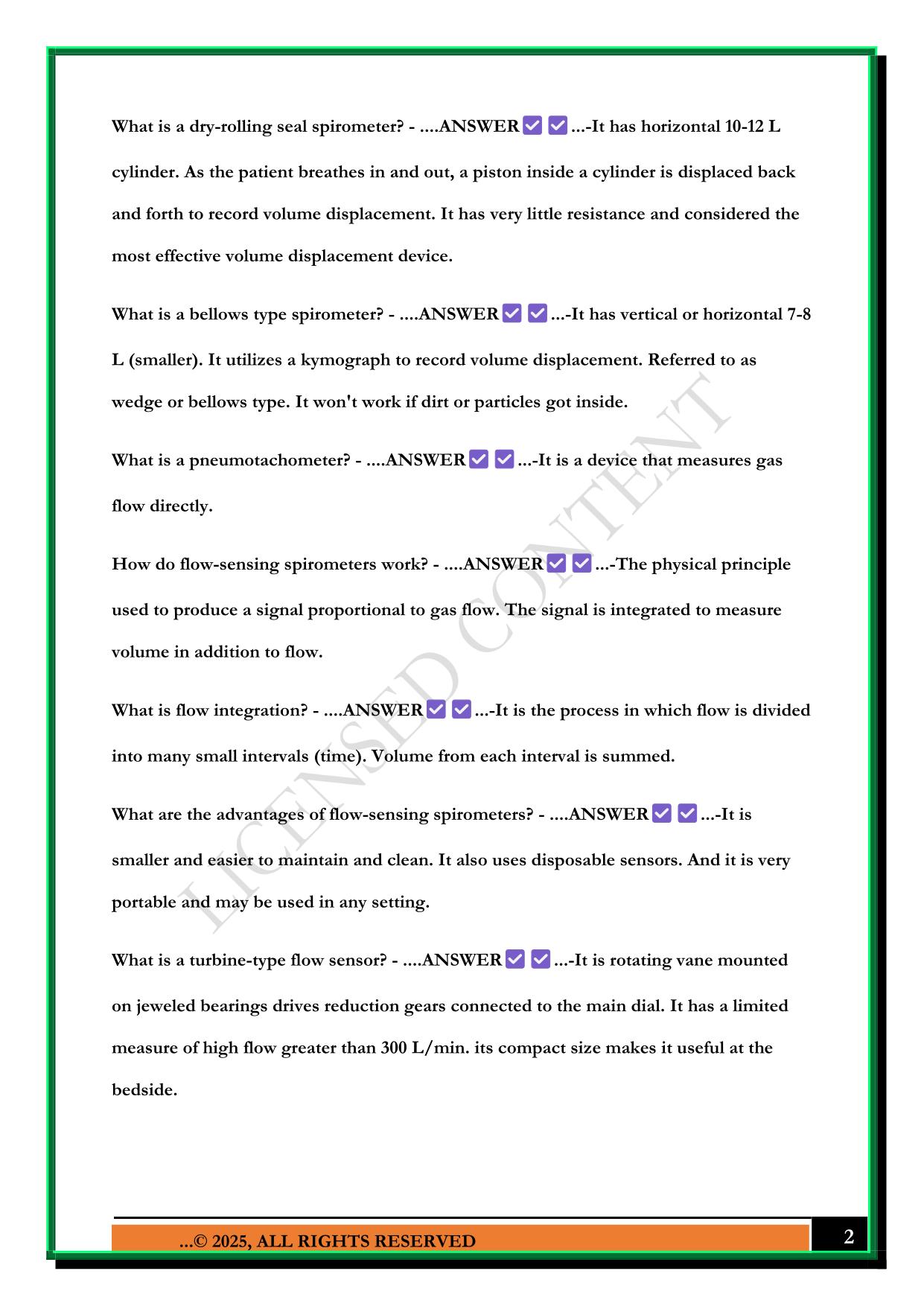 PFT EQUIPMENT PRACTICE QUESTIONS 2025 WITH ANSWERS