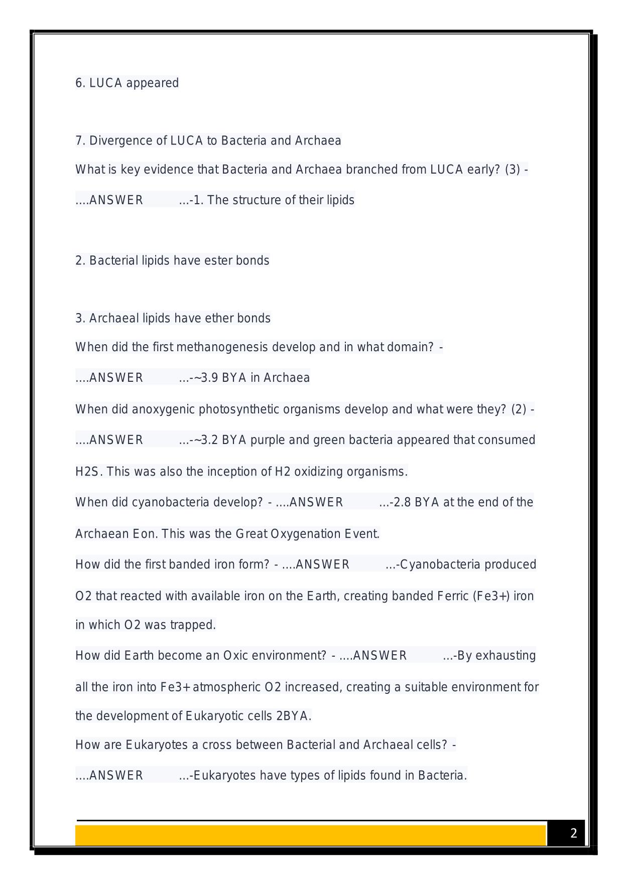 BIOL 322 Midterm Exam 2025 Questions and Answers