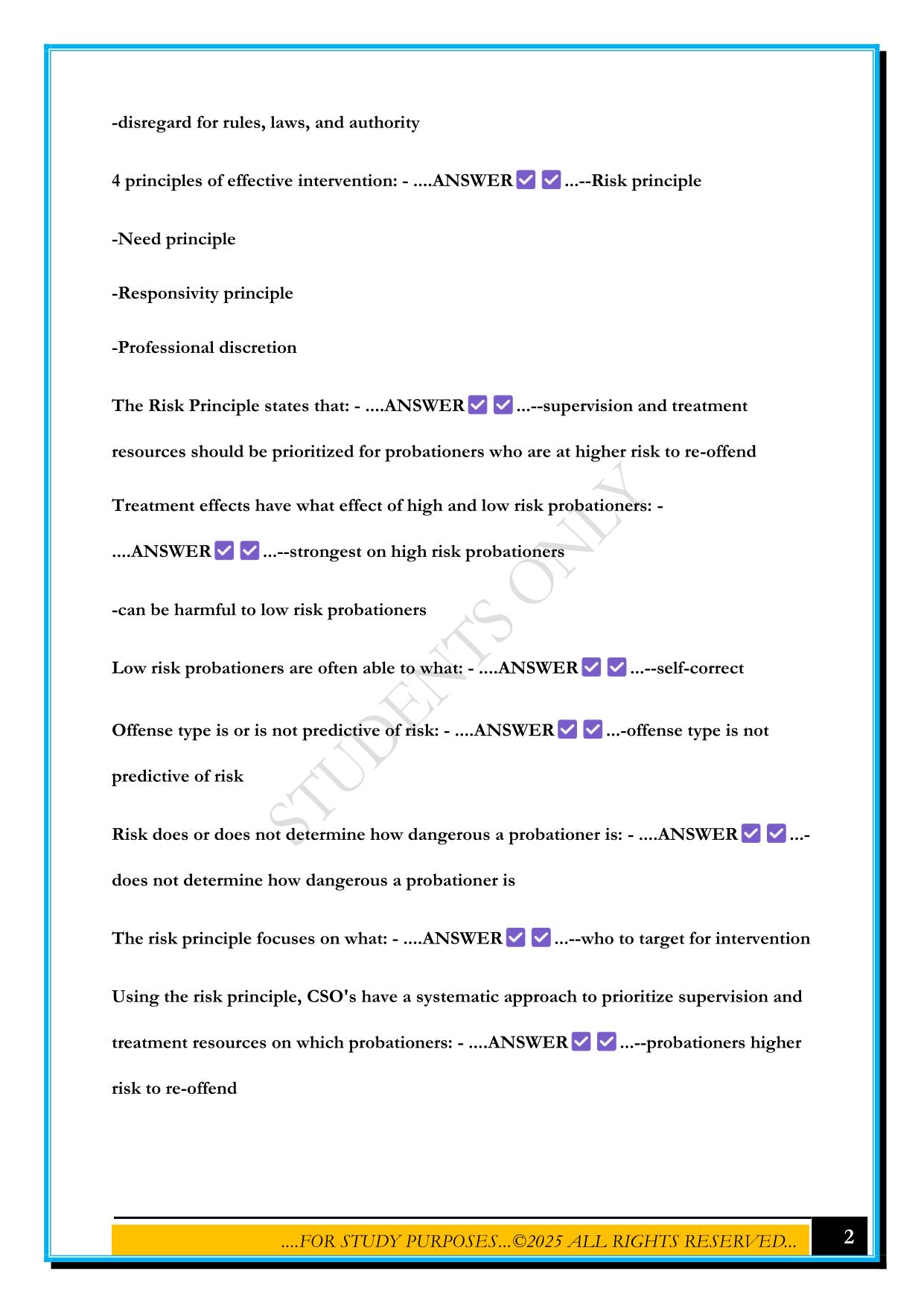 TEXAS CSO CERTIFICATION STUDY GUIDE 2025 QUESTIONS AND ANSWERS