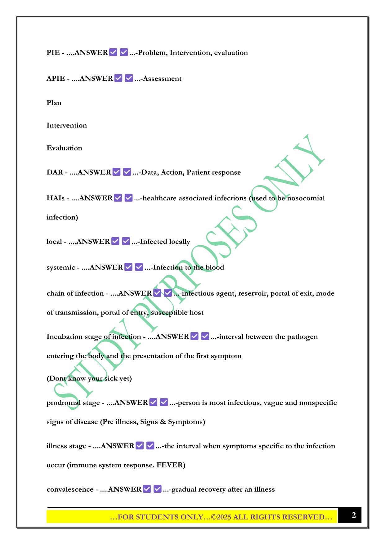 PN 1006 Exam 2025 Questions and Answers