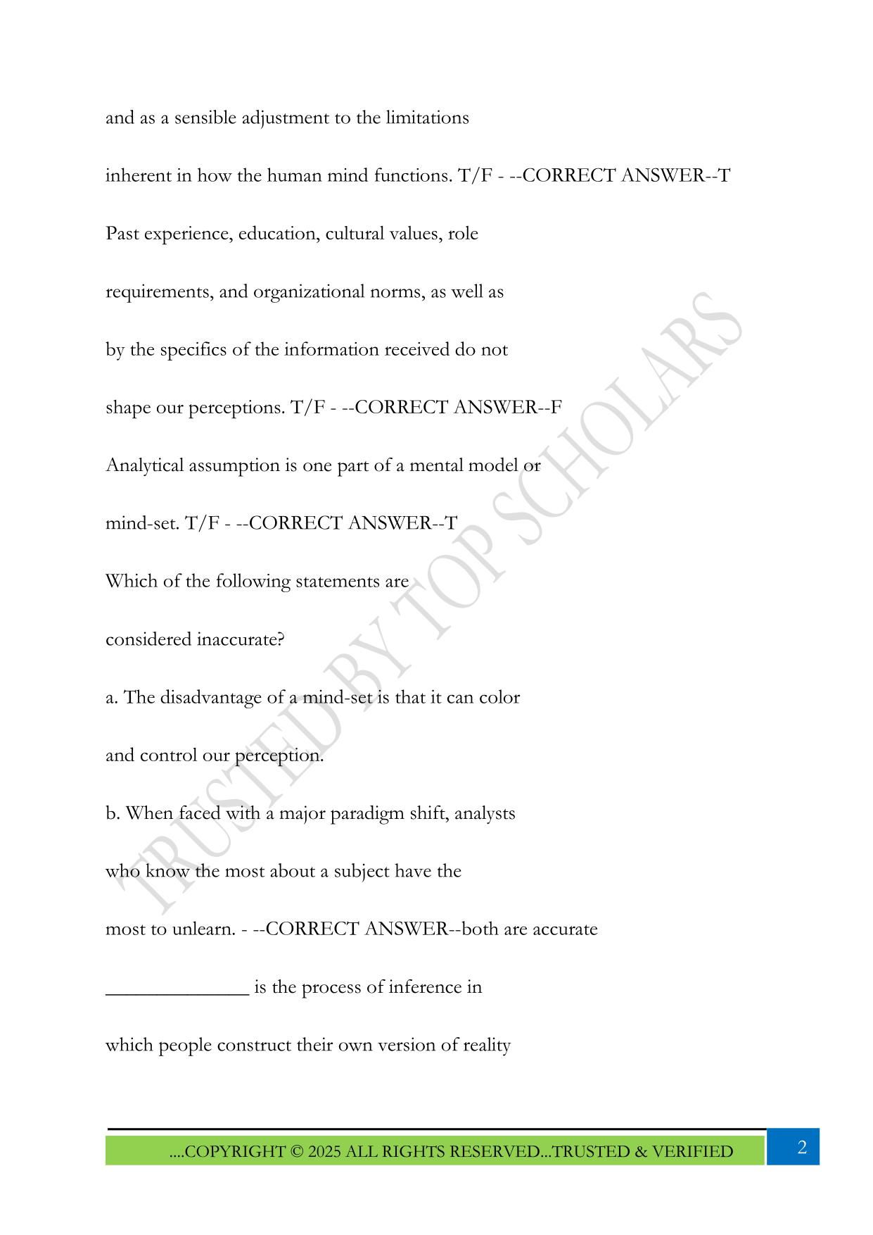 CDASA CCT Exam questions and answers 2025 already graded A+