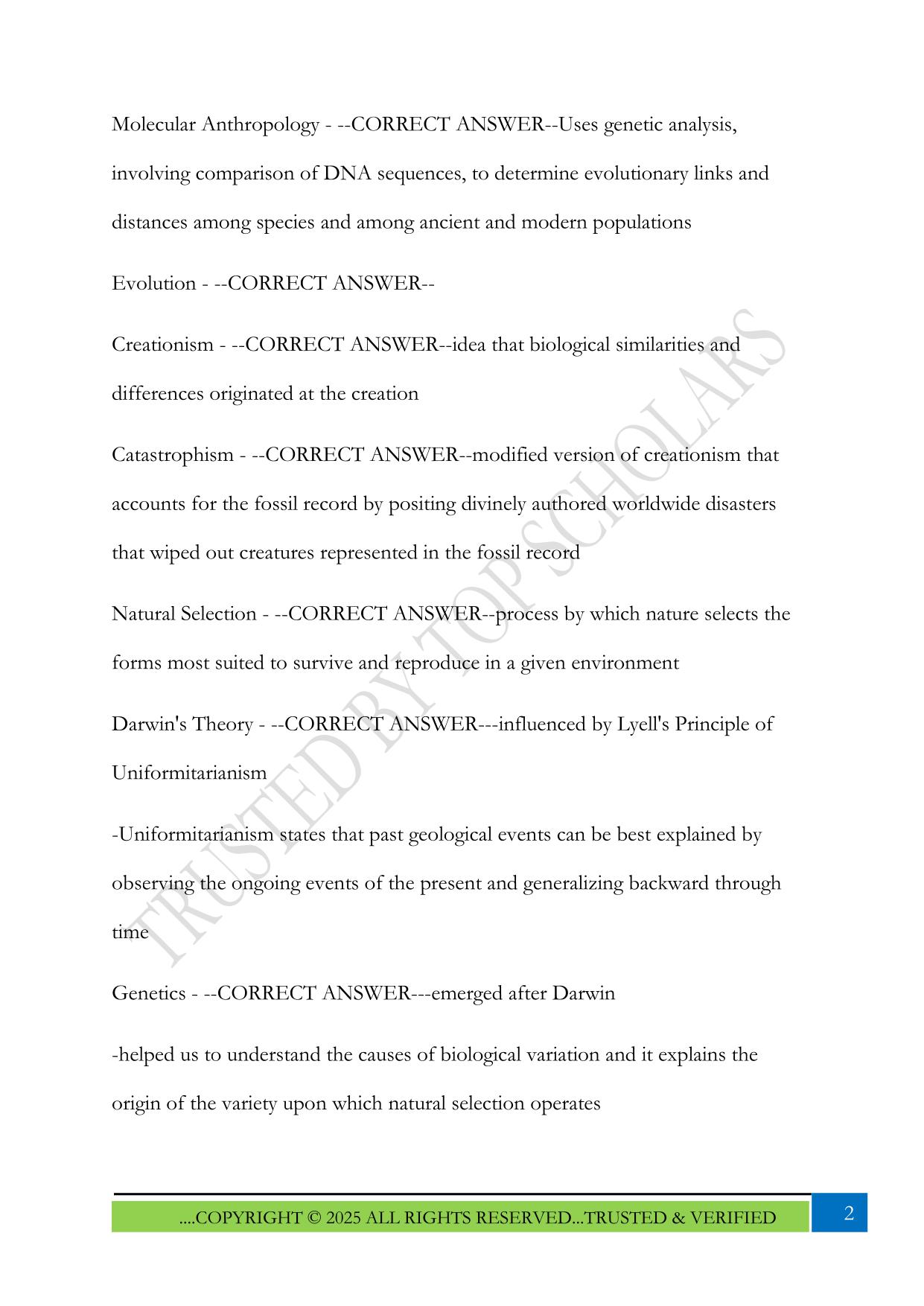 Exam 3 Anthropology Genesis Snyder WVU 2025 Questions and Answers