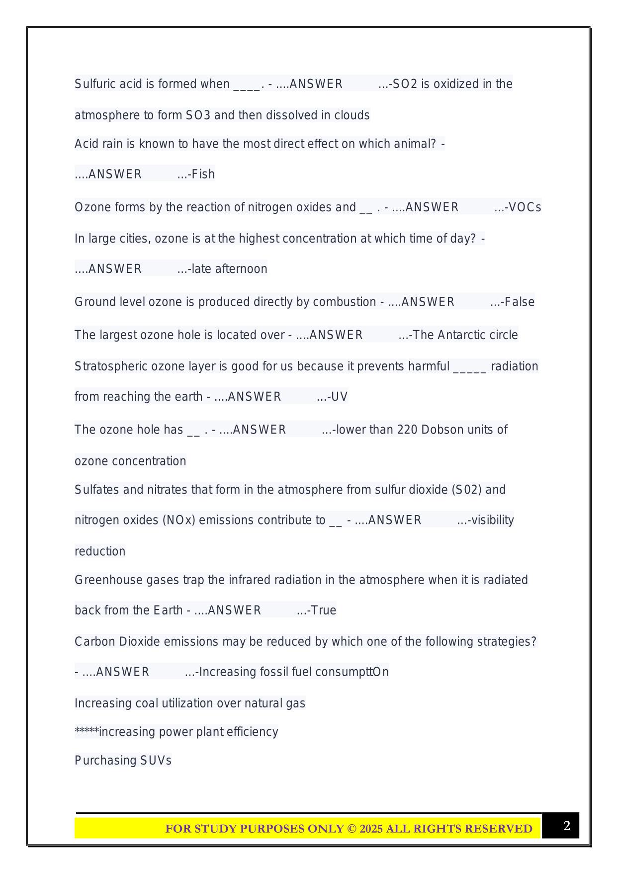 EGEE 102 Exam 2 2025 Questions and Answers