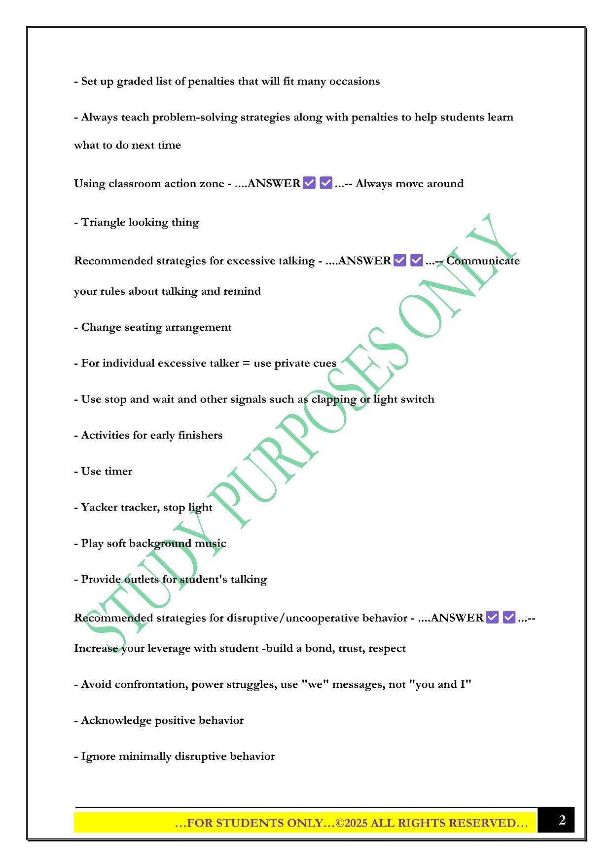 ELED 320 Final Exam 2025 Questions and Answers