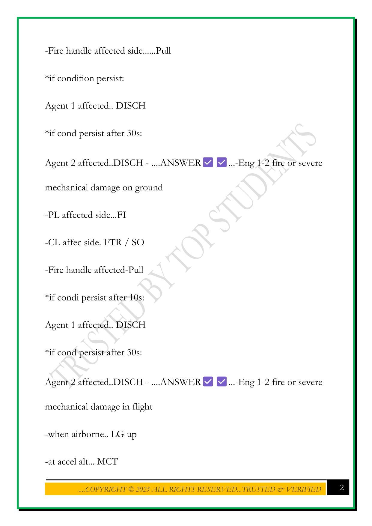 ATR72-600 EXAM 2025 QUESTIONS AND ANSWERS