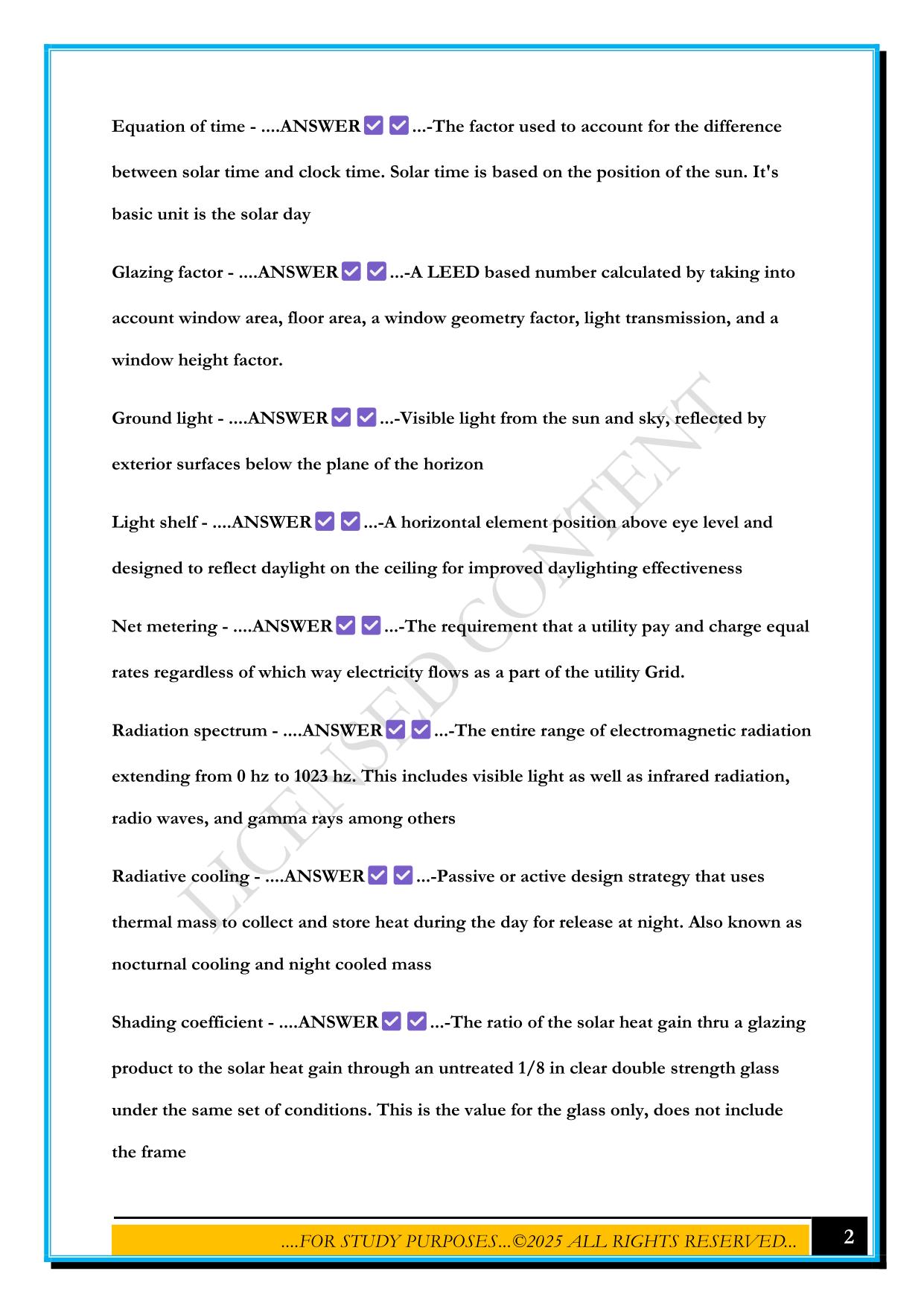 ARE 5.0 PROJECT PLANNING & DESIGN (ARCHITECTURE EXAMINATION) EXAM 2025 QUESTIONS AND ANSWERS