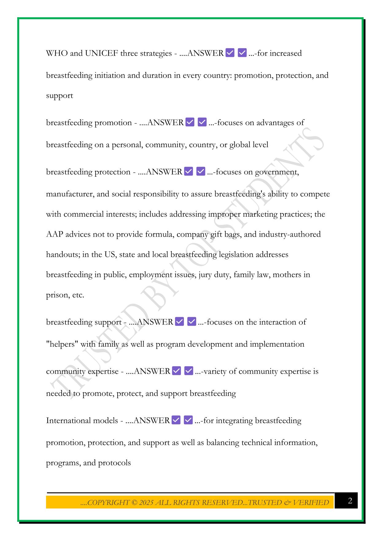 ALPP CLC EXAM 2025 QUESTIONS AND ANSWERS