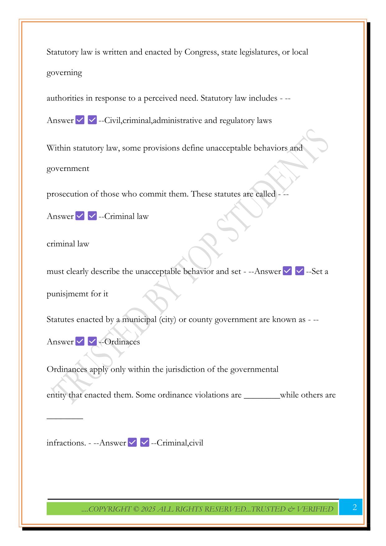 FDLE POLICE STATE EXAM REVIEW 2025 QUESTIONS AND ANSWERS