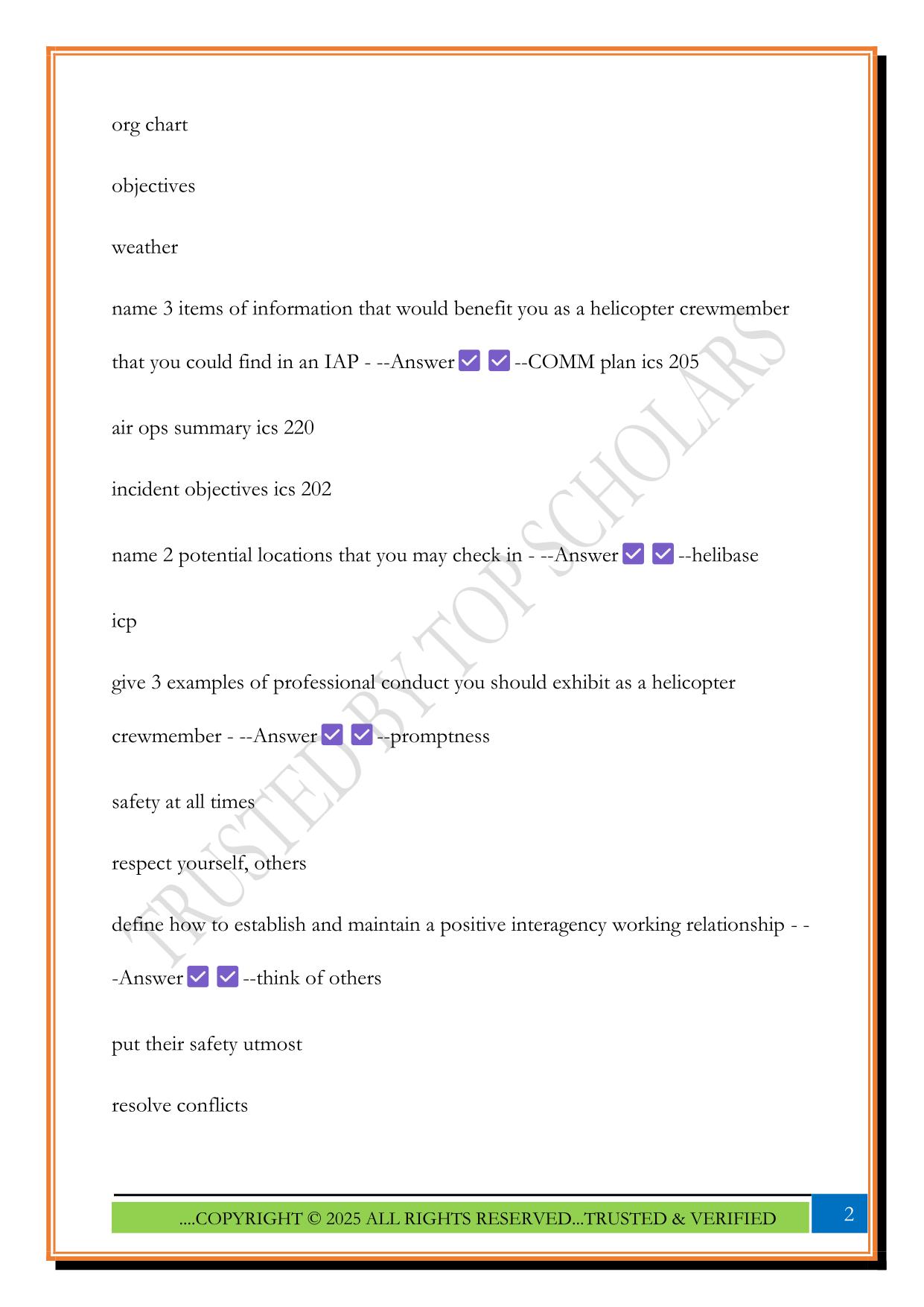 HECM S-271 Exam 2025 Questions and Answers