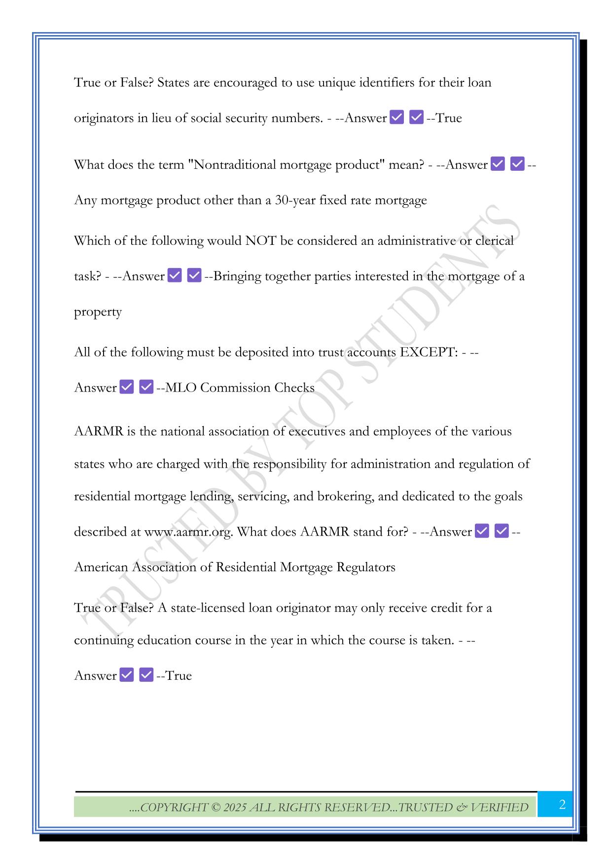 UST Test Prep 4 Exam 2025 Questions and Answers