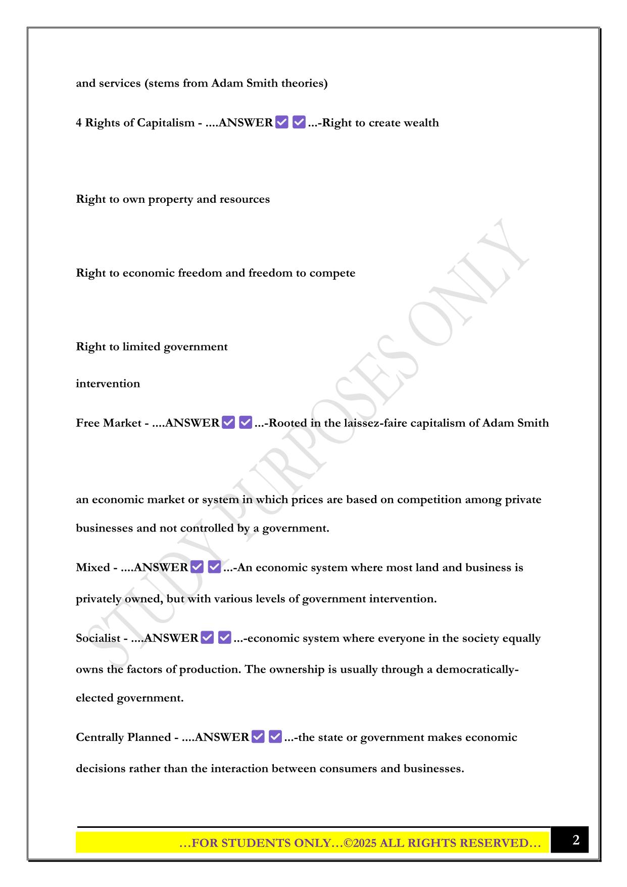 IUPUI X105 FINAL EXAM: 1-5 2025 QUESTIONS AND ANSWERS