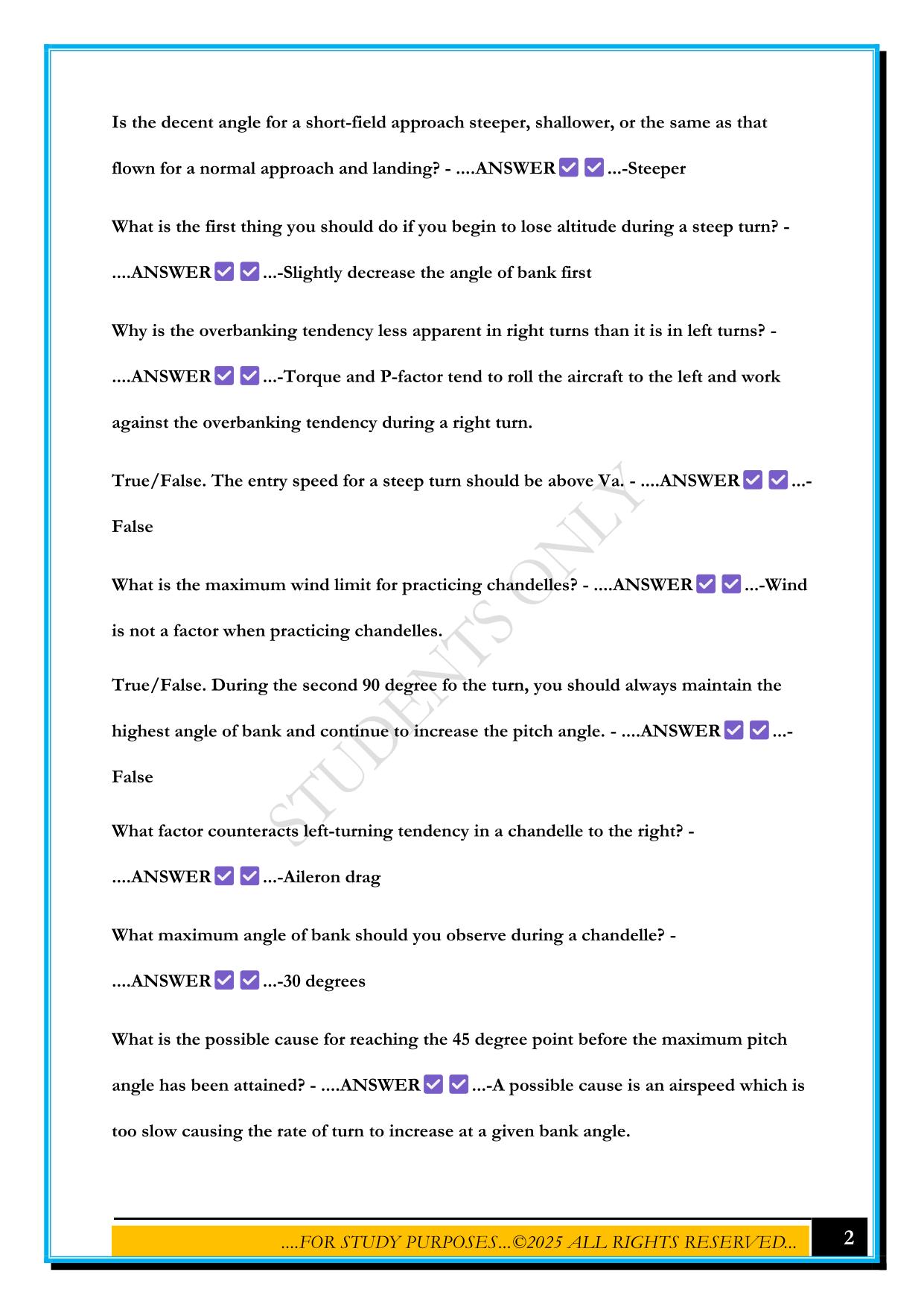 COMMERCIAL GROUND FINAL REVIEW 2025 QUESTIONS AND ANSWERS