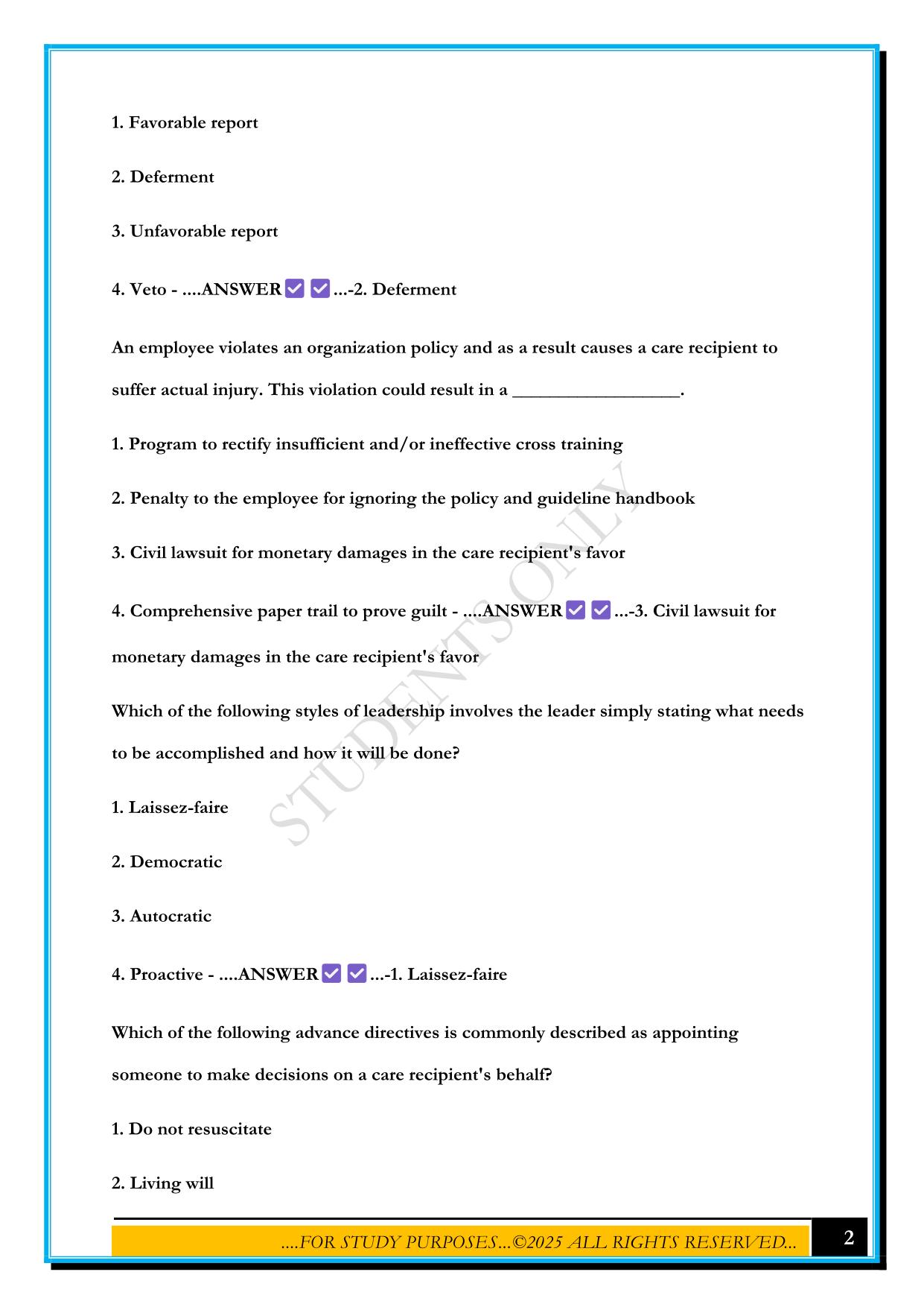 NAB CORE EXAM 2025 QUESTIONS AND ANSWERS