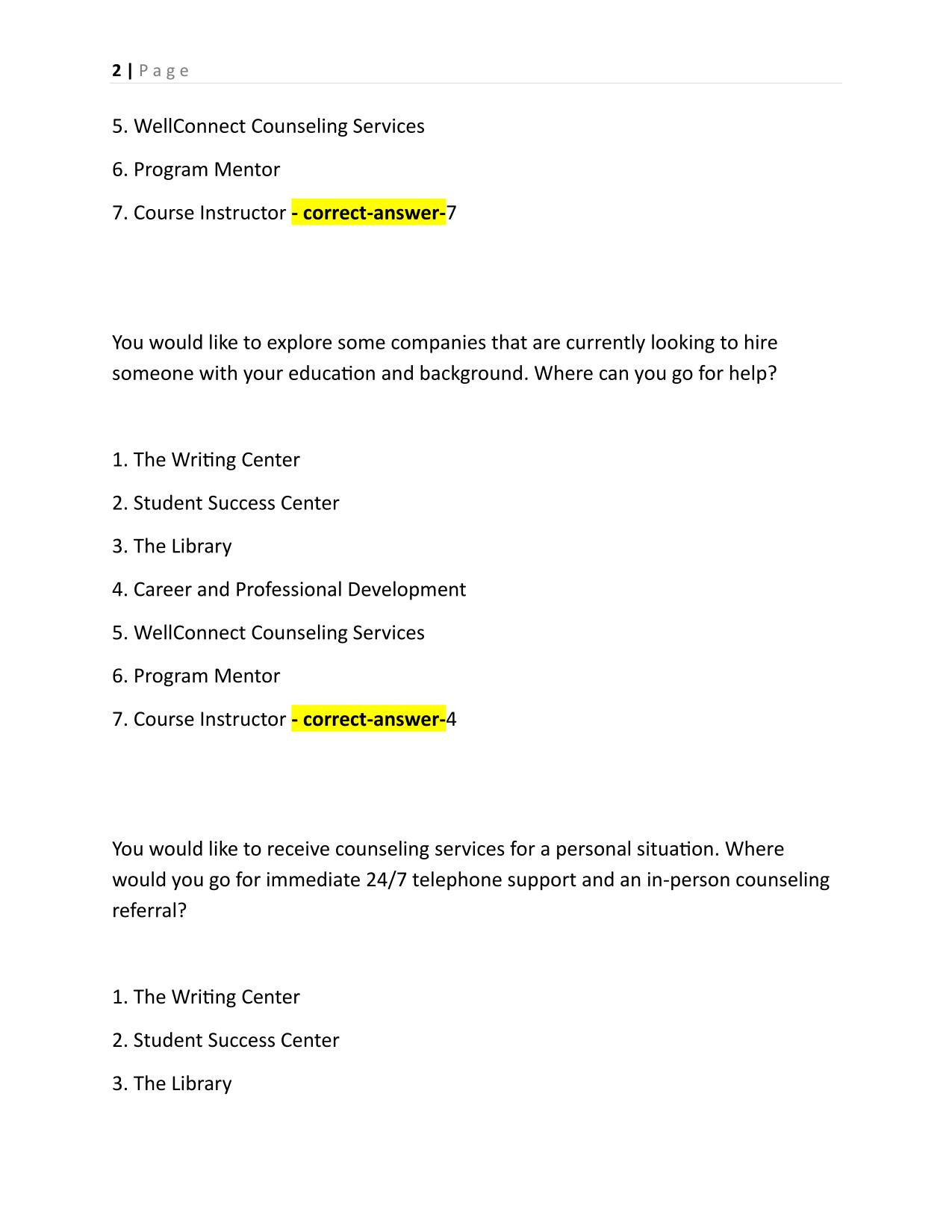 ORIENTATION (ORA1) | COMPREHENSIVE Q&A FOR GUARANTEED SUCCESS