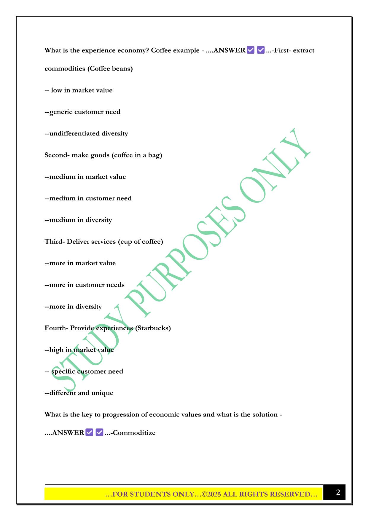 Introduction to Travel & Tourism Exam 1 2025 Questions and Answers