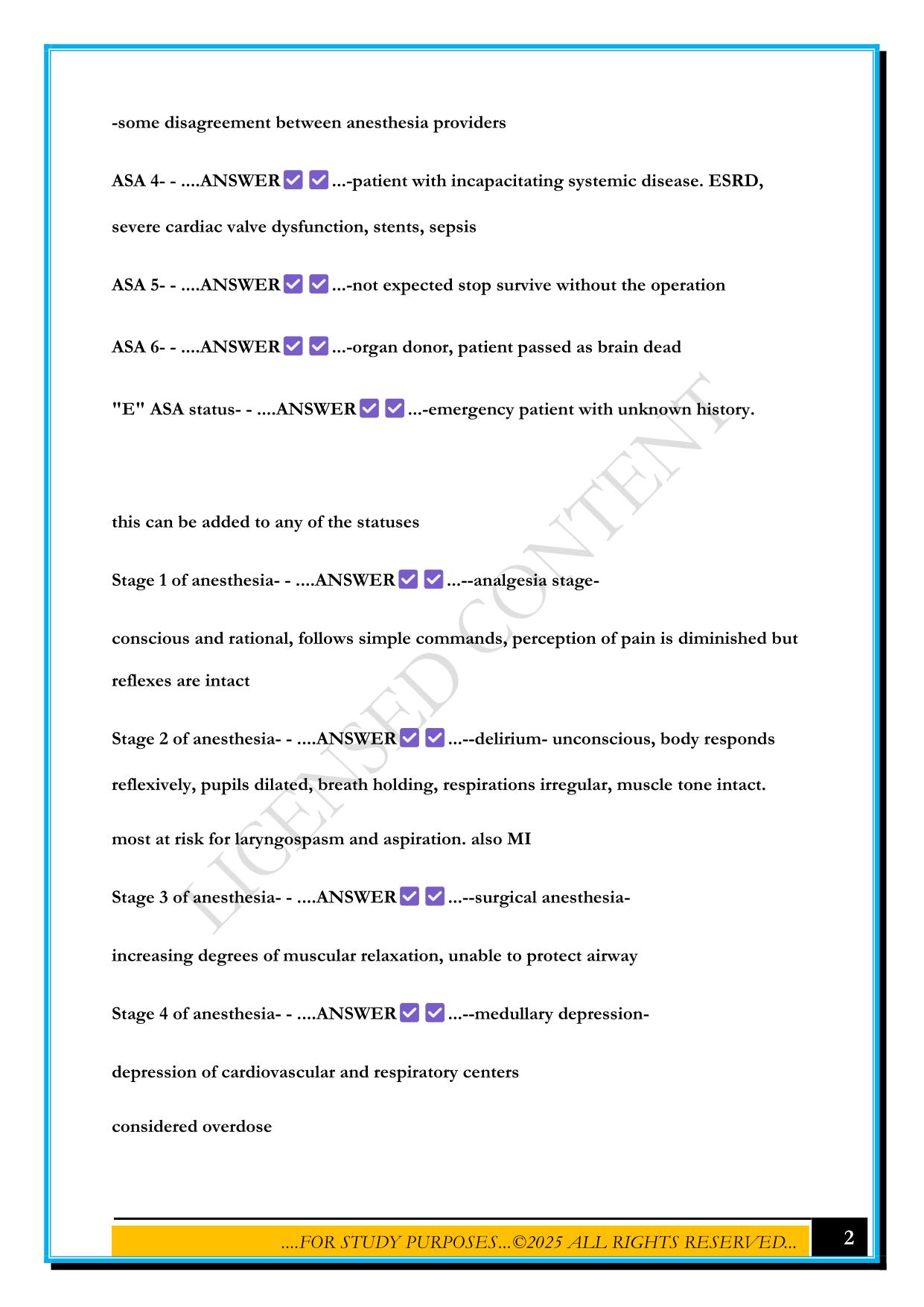 CAPA/CPAN EXAM 2025 QUESTIONS AND ANSWERS
