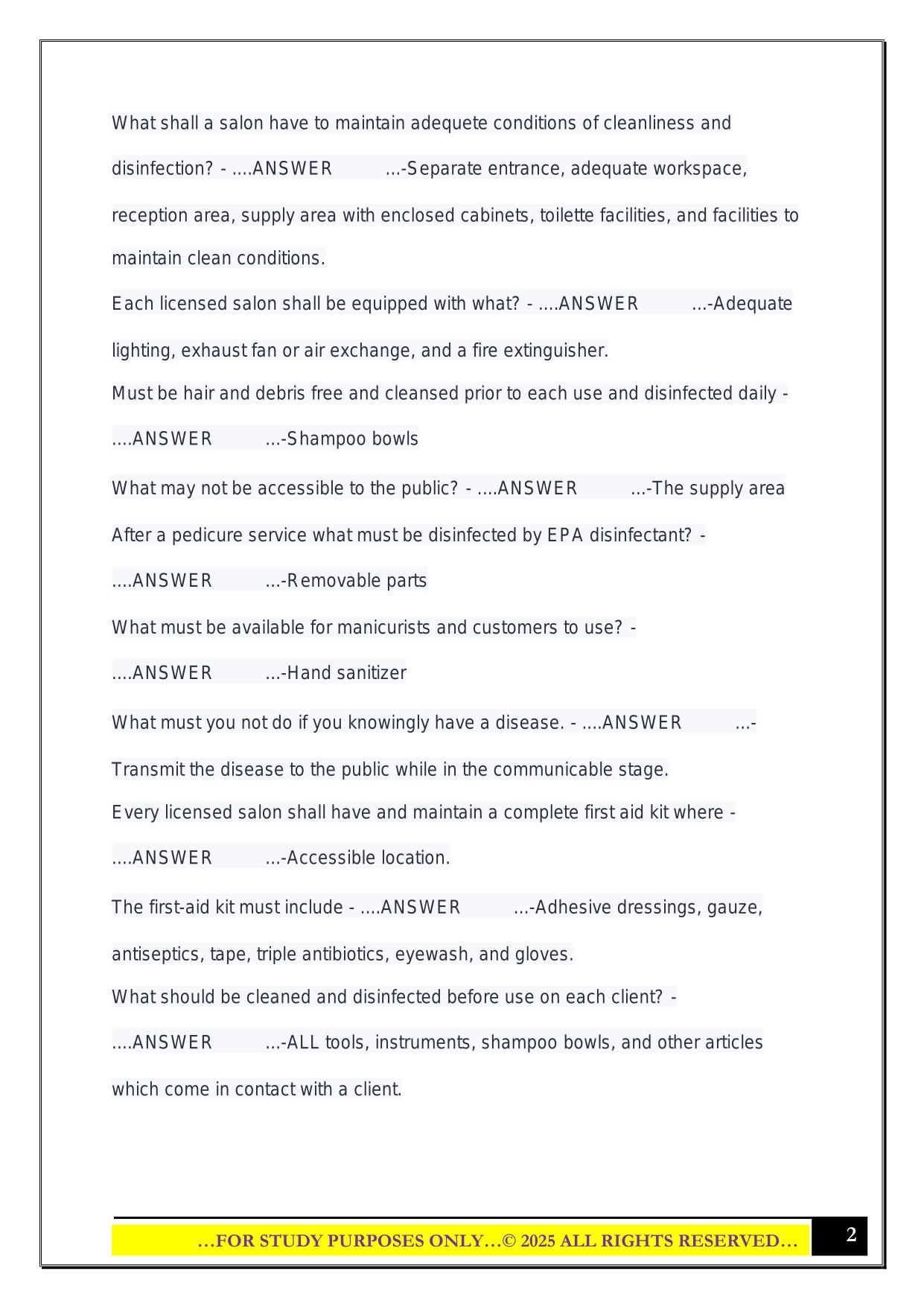 NORTH DAKOTA LAWS, RULES, AND REGULATIONS STUDY GUIDE 2025 QUESTIONS AND ANSWERS