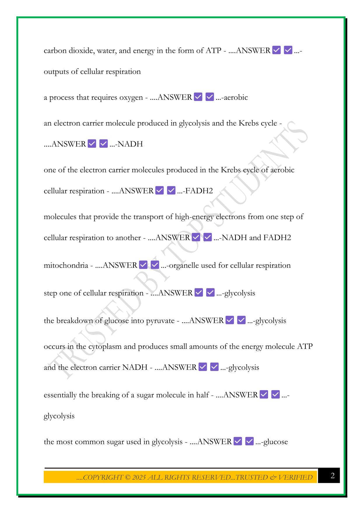 WGU C190 LEARNING OBJECTIVES MODULE 11 EXAM 2025 QUESTIONS AND ANSWERS