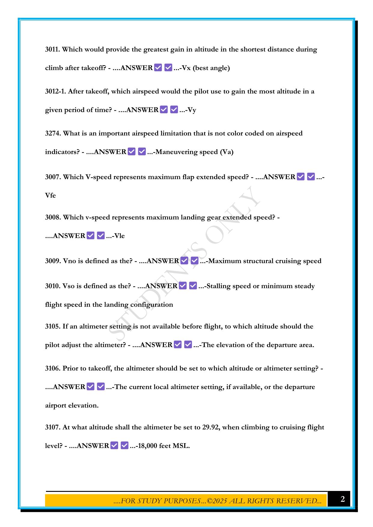 FAA GROUND SCHOOL TEST 2025 QUESTIONS AND ANSWERS