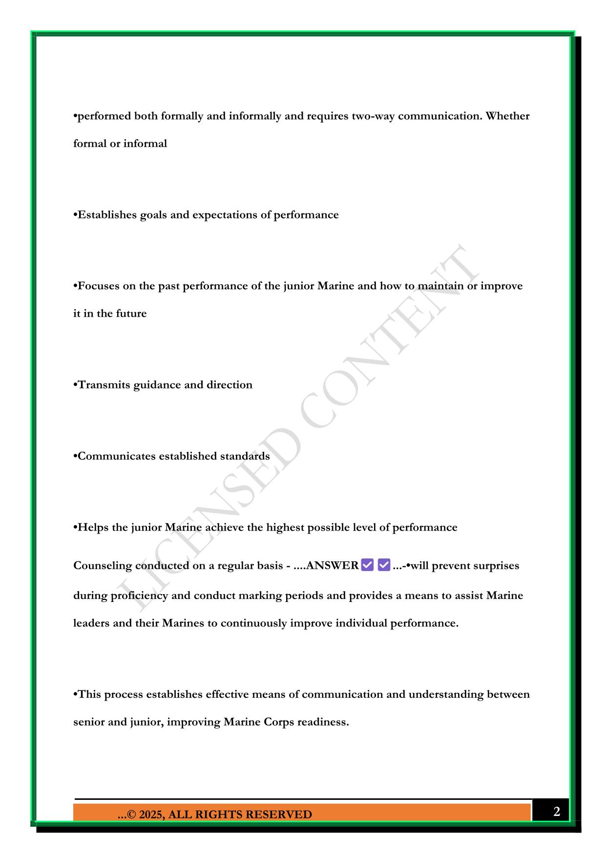 LEADERSHIP TOOLS EXAM 2025 QUESTIONS AND ANSWERS