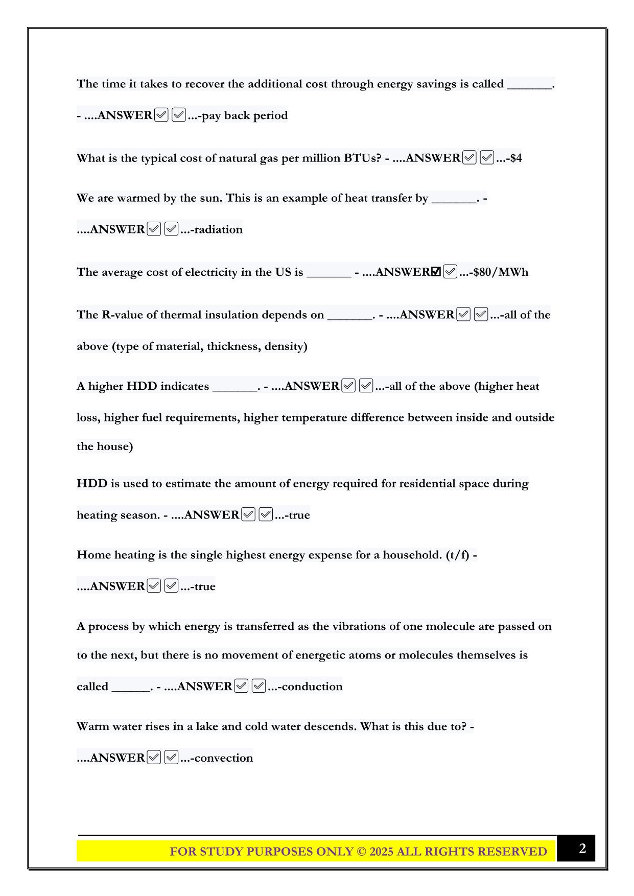 EGEE Exam 3 2025 Questions and Answers