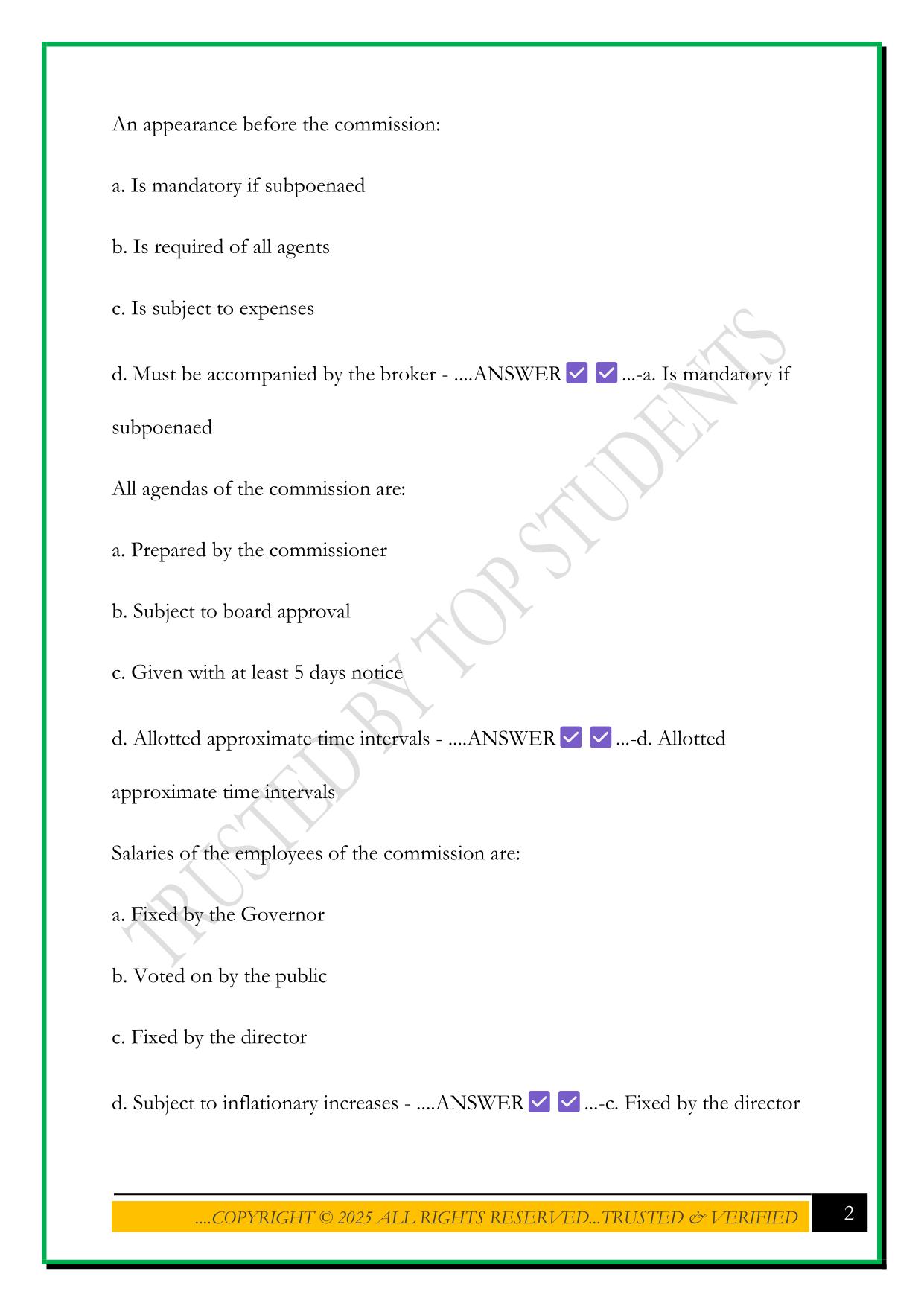 ARKANSAS REAL ESTATE STATE EXAM PREP 2025 QUESTIONS AND ANSWERS