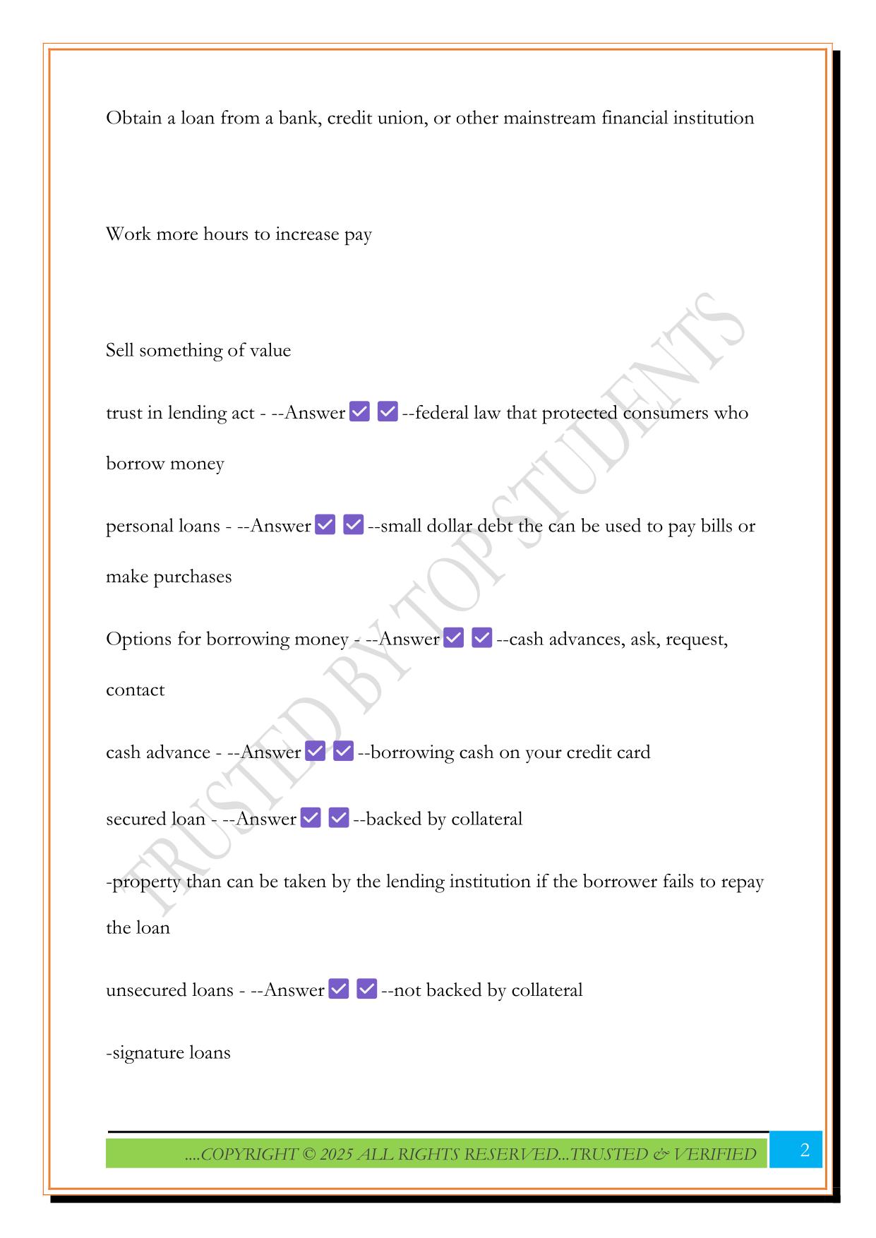 FHCE 3200 Exam 2025 Questions and Answers