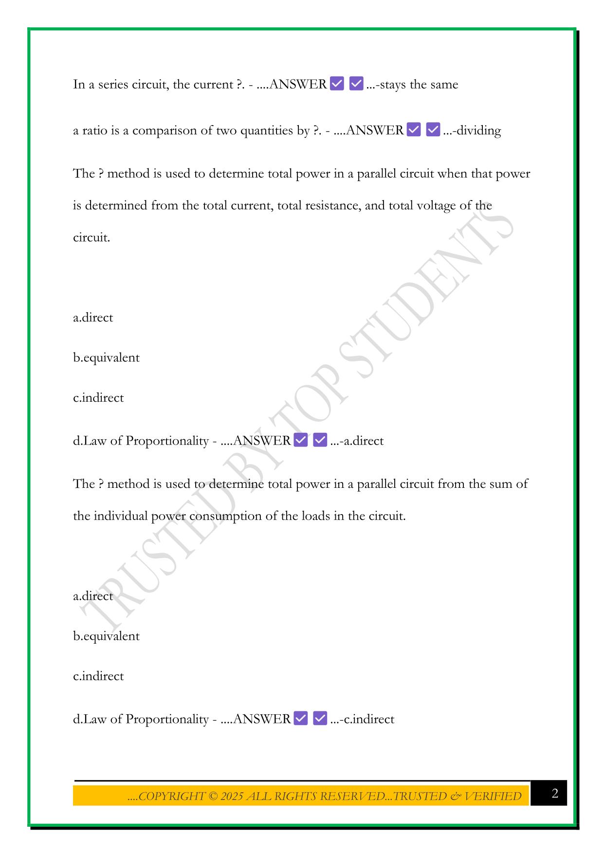 1-5 MO VALLEY TEST 2025 QUESTIONS AND ANSWERS
