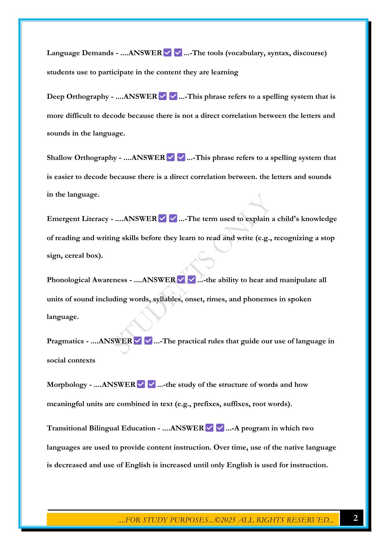 TEXAS STR CERTIFICATION EXAM 2025 QUESTIONS AND ANSWERS