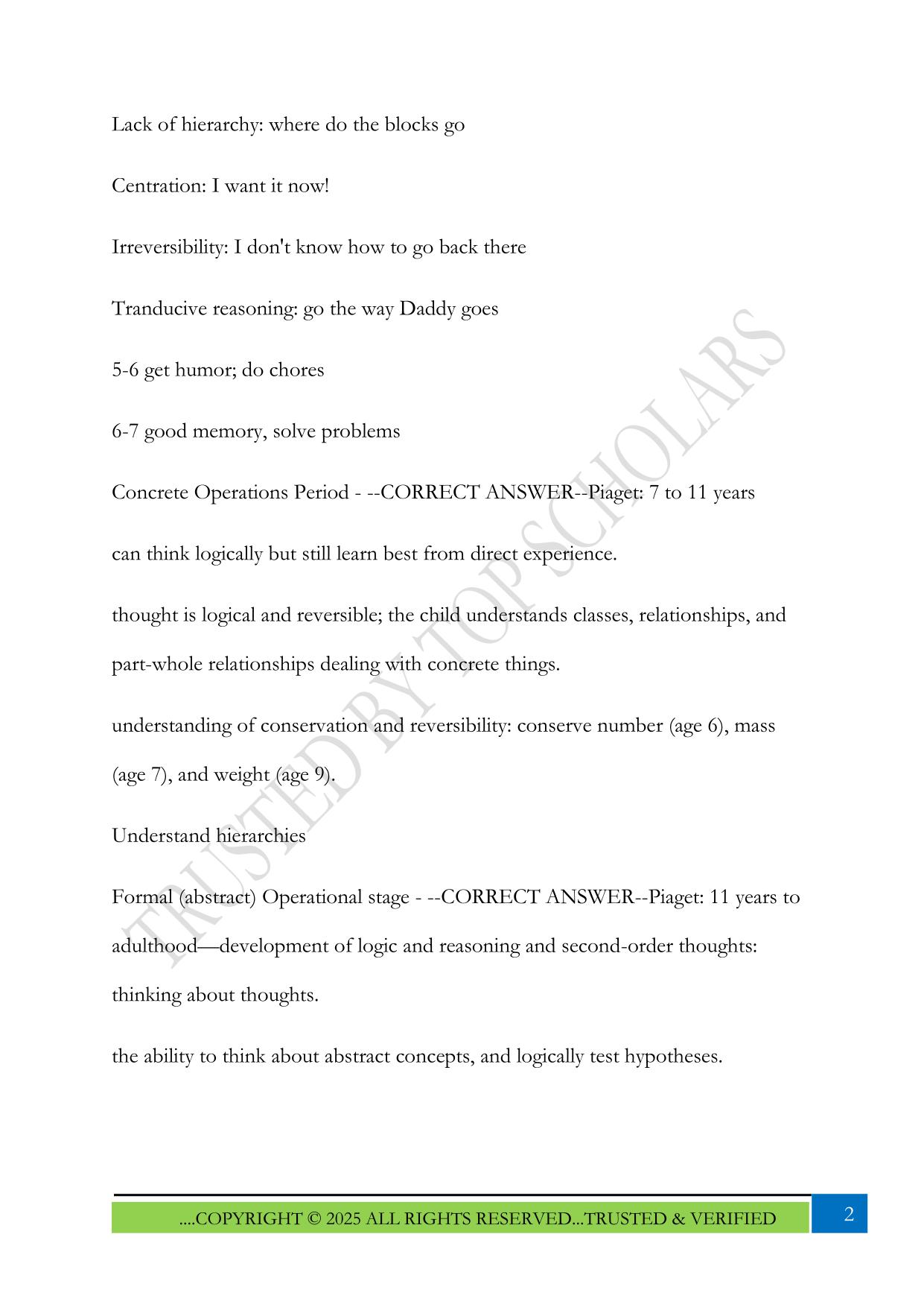 Maryville 663 exam 1 2025 Questions and Answers
