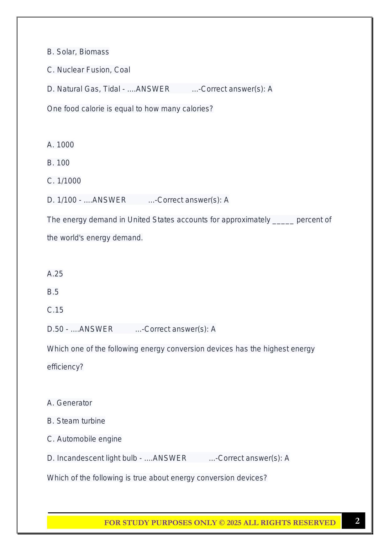 EGEE Final Exam 2025 Questions and Answers