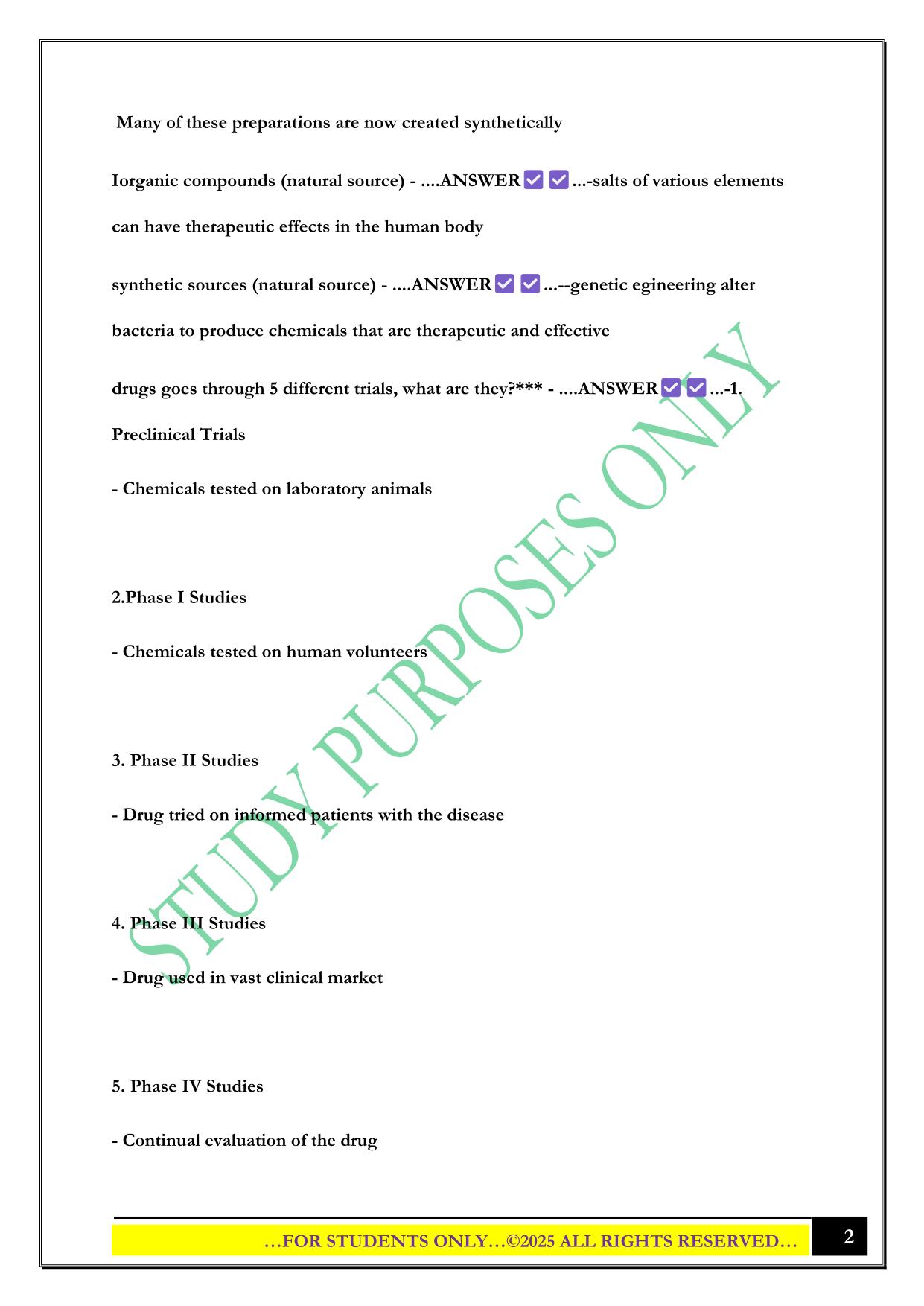 PN 1005 - SESSION 1 Exam 2025 Questions and Answers