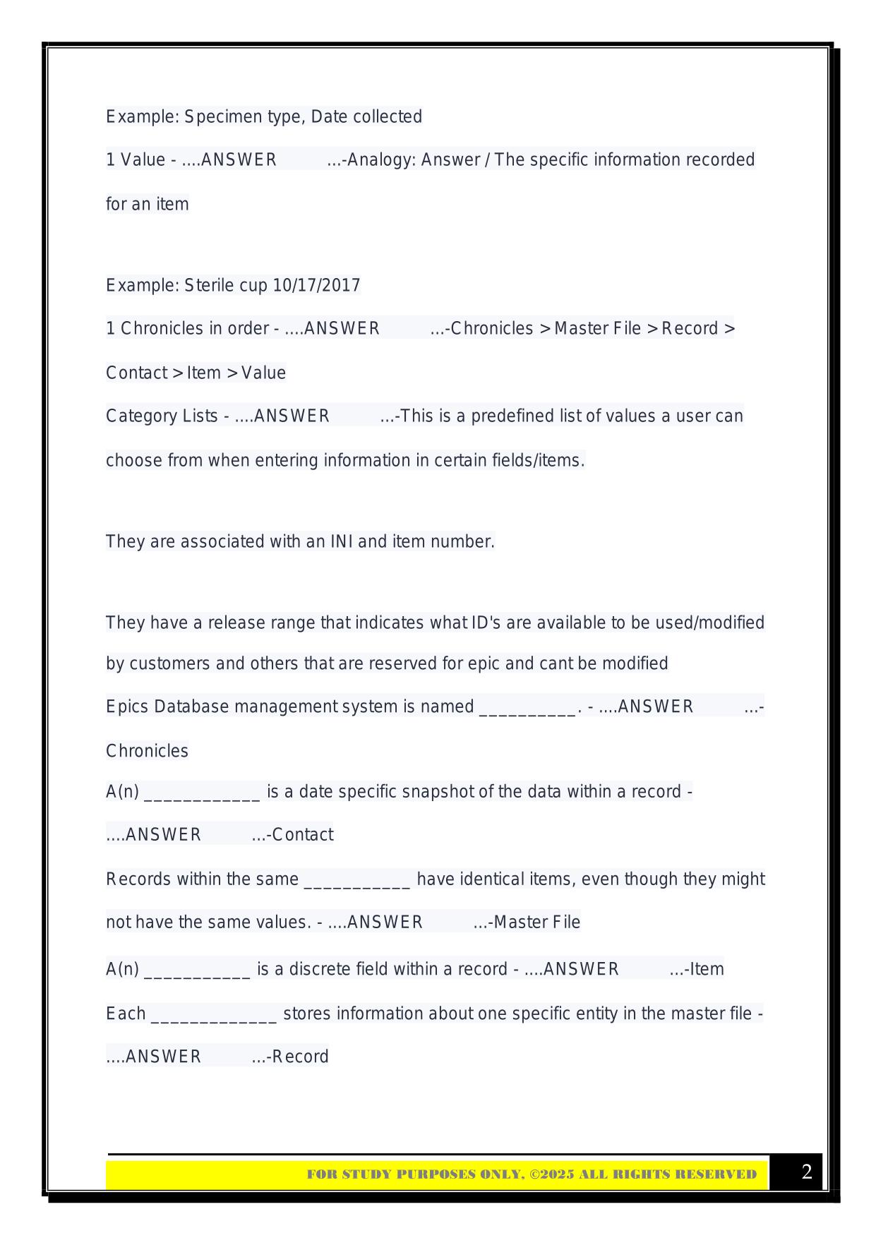 APL 250 Beaker Test Prep 2025 Questions and Answers