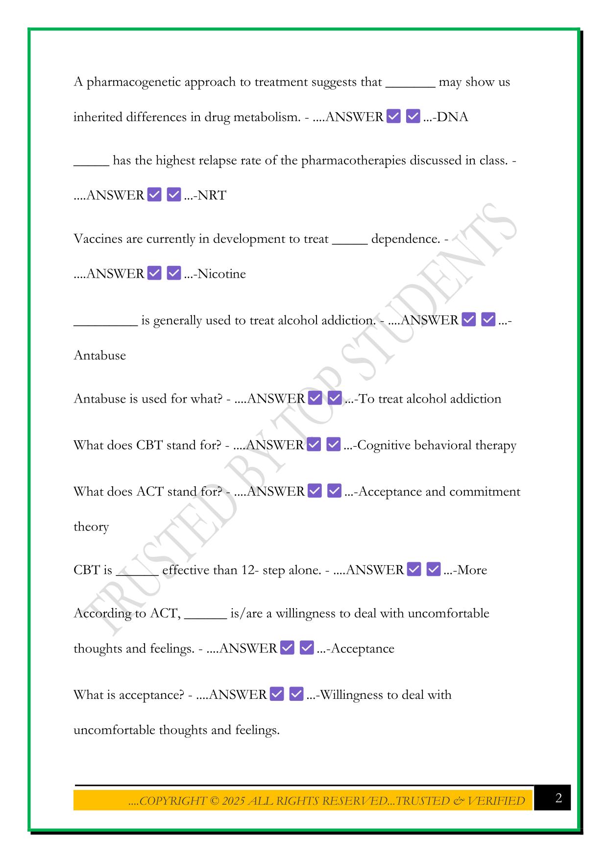 ABSC 360 FINAL EXAM 2025 QUESTIONS AND ANSWERS