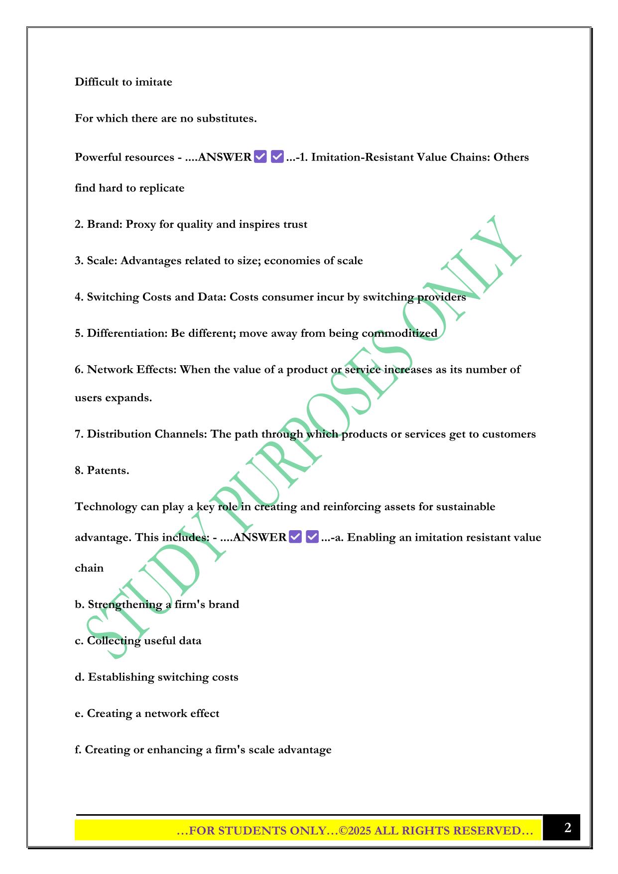 BMGT 301 EXAM 1 UMD 2025 QUESTIONS AND ANSWERS