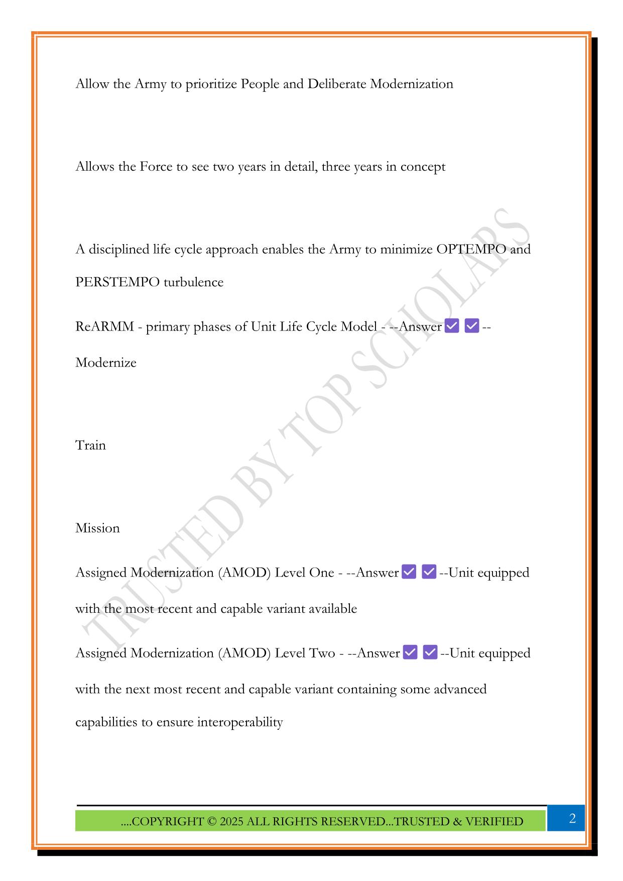 M100 Exam 2025 Questions and Answers