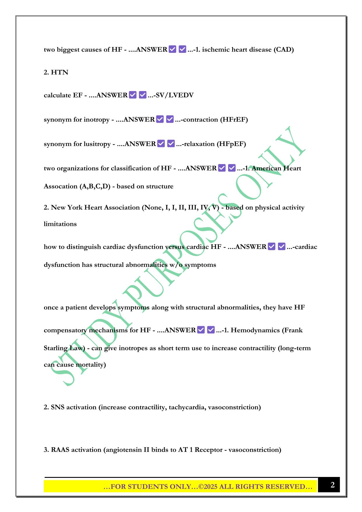 NSG 533 Exam 3 2025 Questions and Answers
