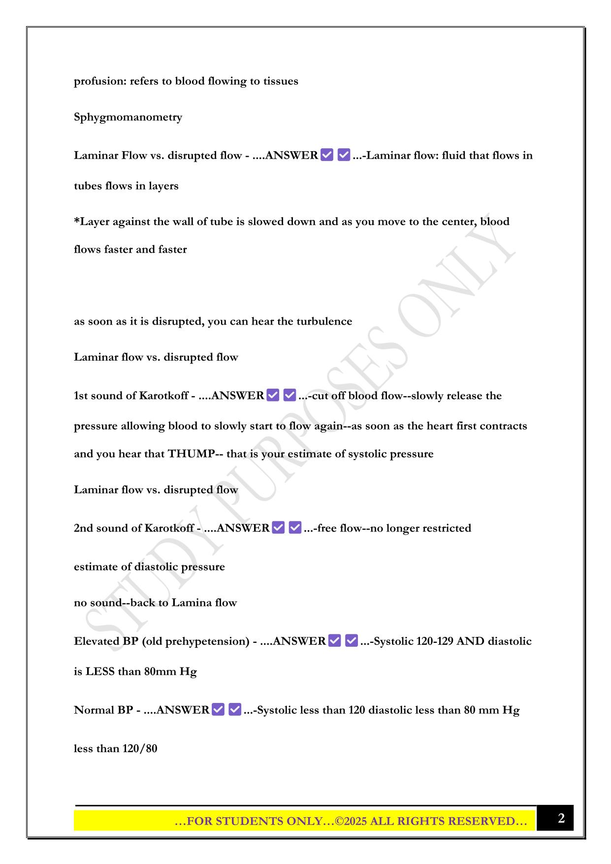 Ch. 15 Physiology IUPUI Dr. Clark Exam 3 2025 Questions and Answers