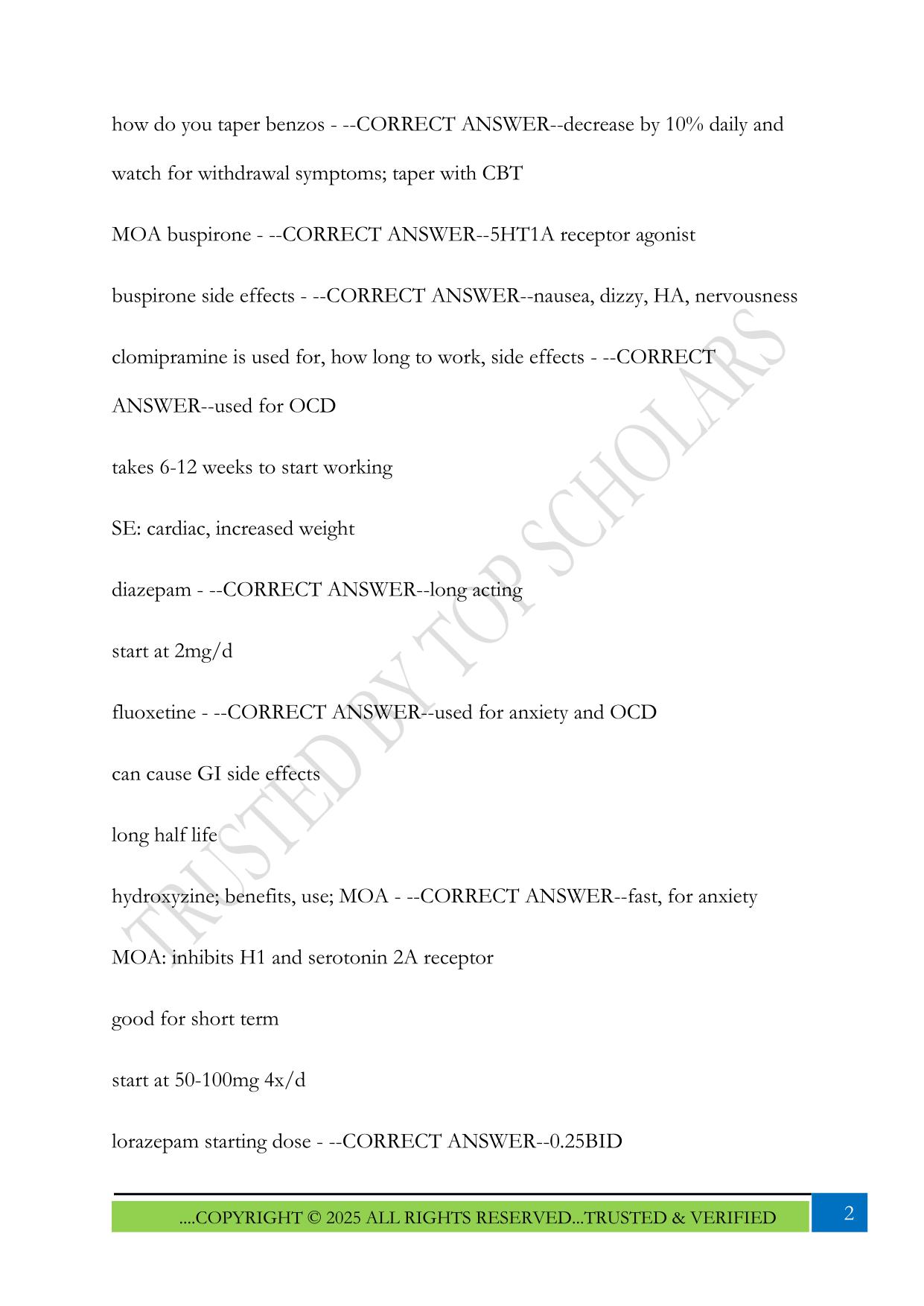 NURS 663 Test 3 2025 Questions and Answers