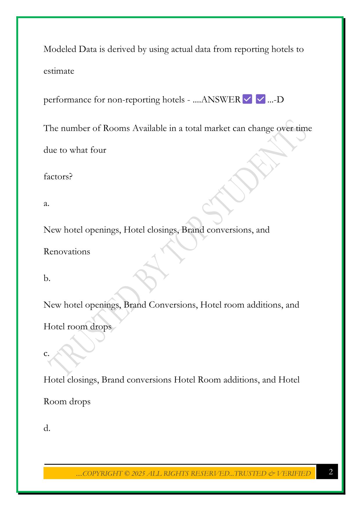 CHIA EXAM PT 2 2025 QUESTIONS AND ANSWERS