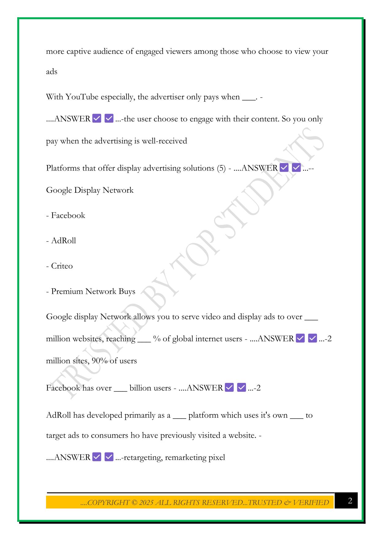 DMI COURSE MODULE 6 2025 QUESTIONS AND ANSWERS