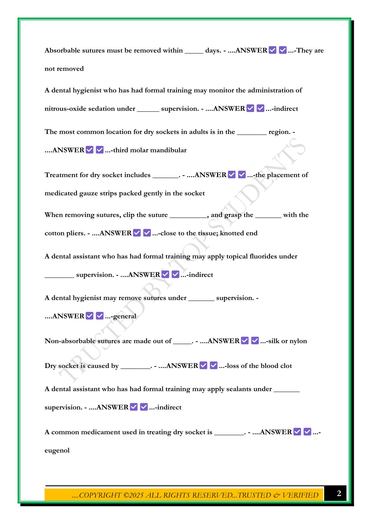 EXPANDED FUNCTIONS FINAL REVIEW 2025 QUESTIONS AND ANSWERS