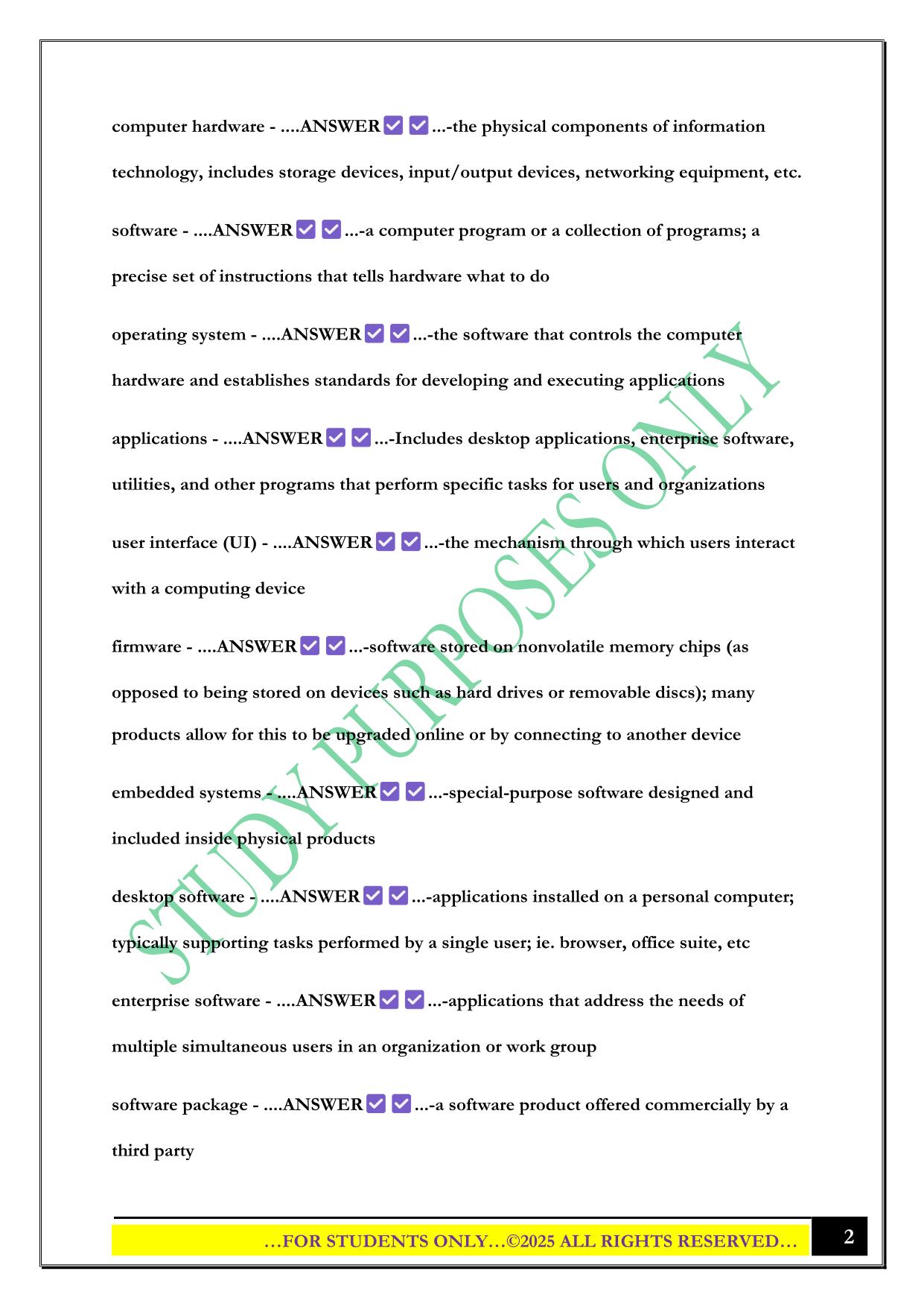 BMGT301 Final Exam Karake lc 2025 Questions and Answers