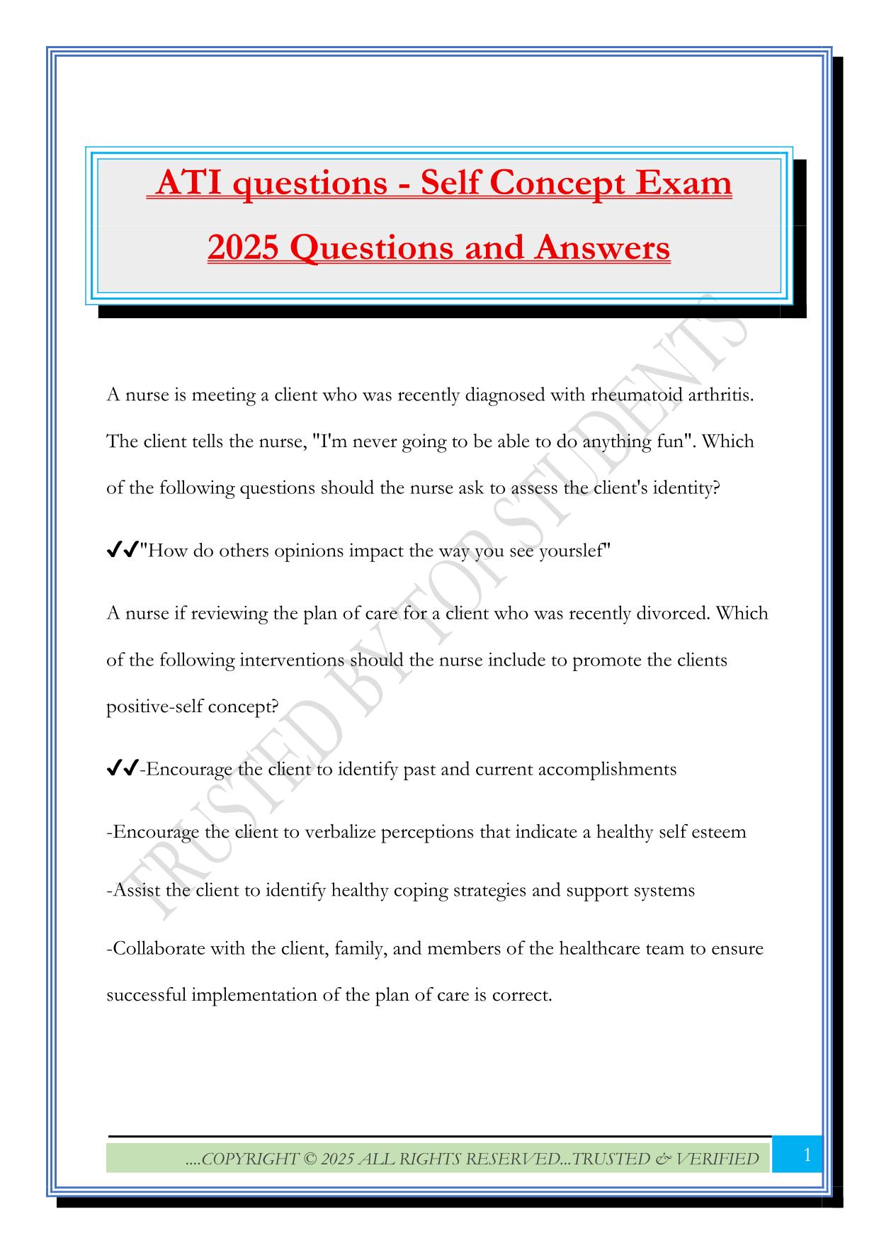 ATI Fall 2025 Bundled Exams Questions and Answers |100% Pass |Verified and Updated