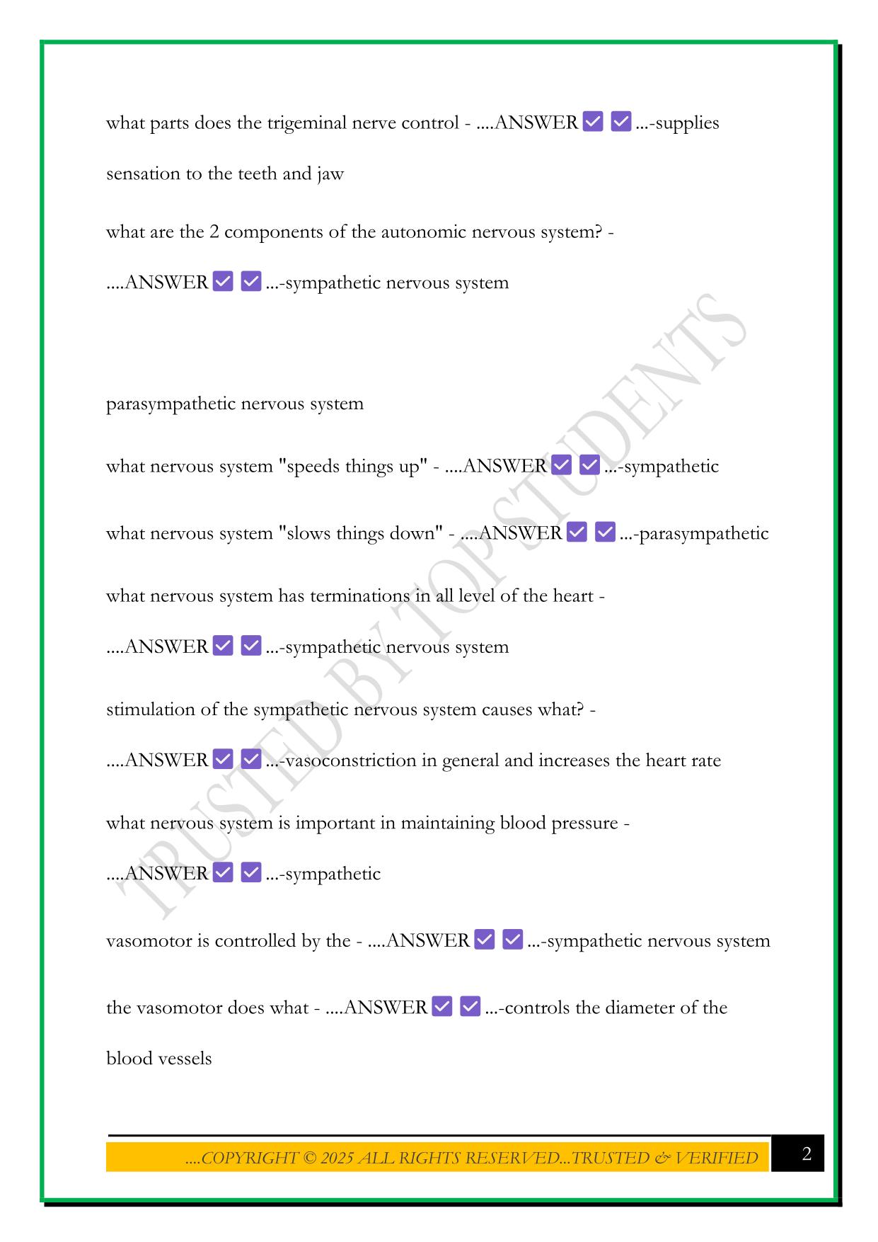 DAANCE MODULE 1-BASIC SCIENCES EXAM 2025 QUESTIONS AND ANSWERS