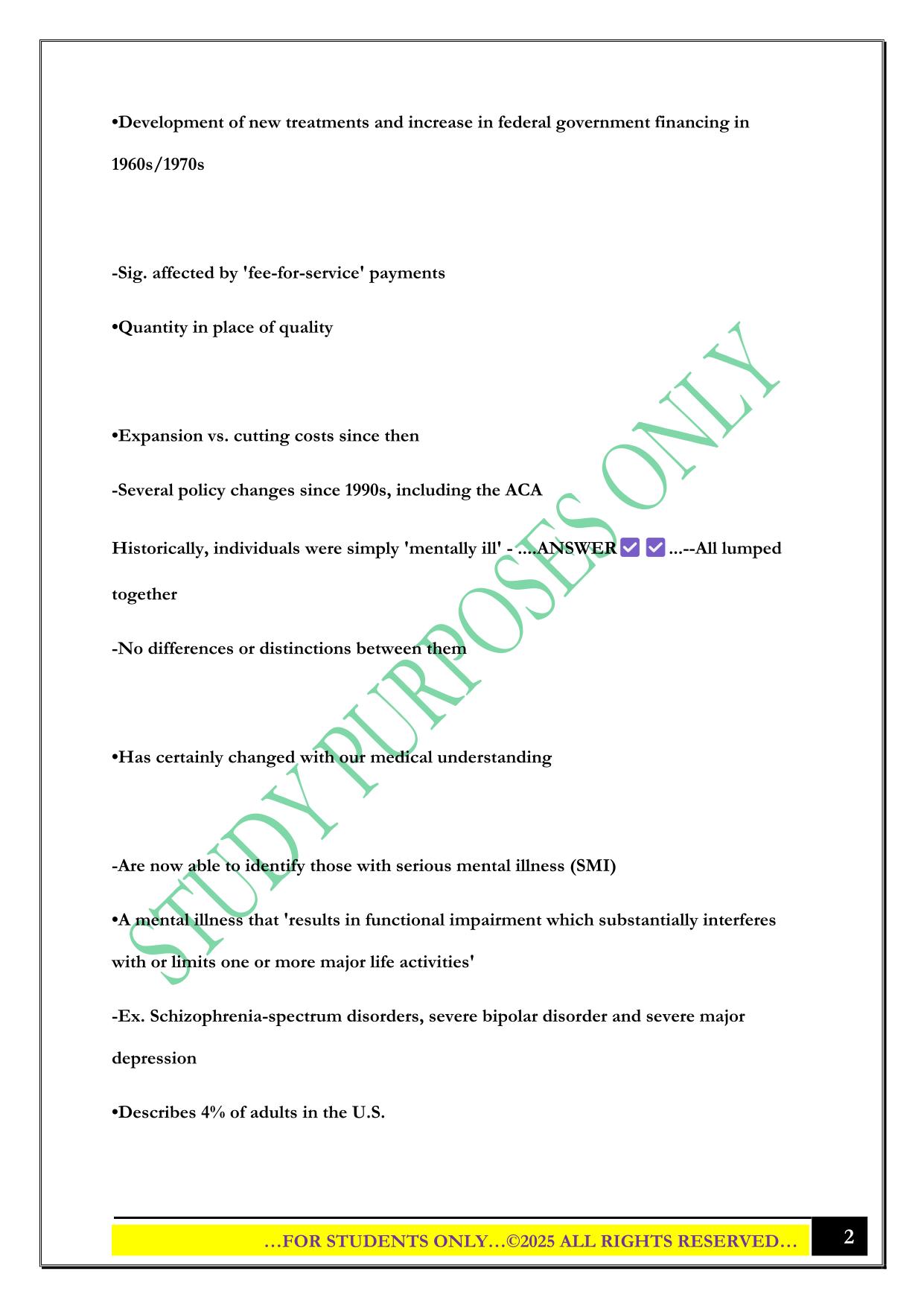 Intro To Us Health Care System Quiz 6 2025 Questions and Answers