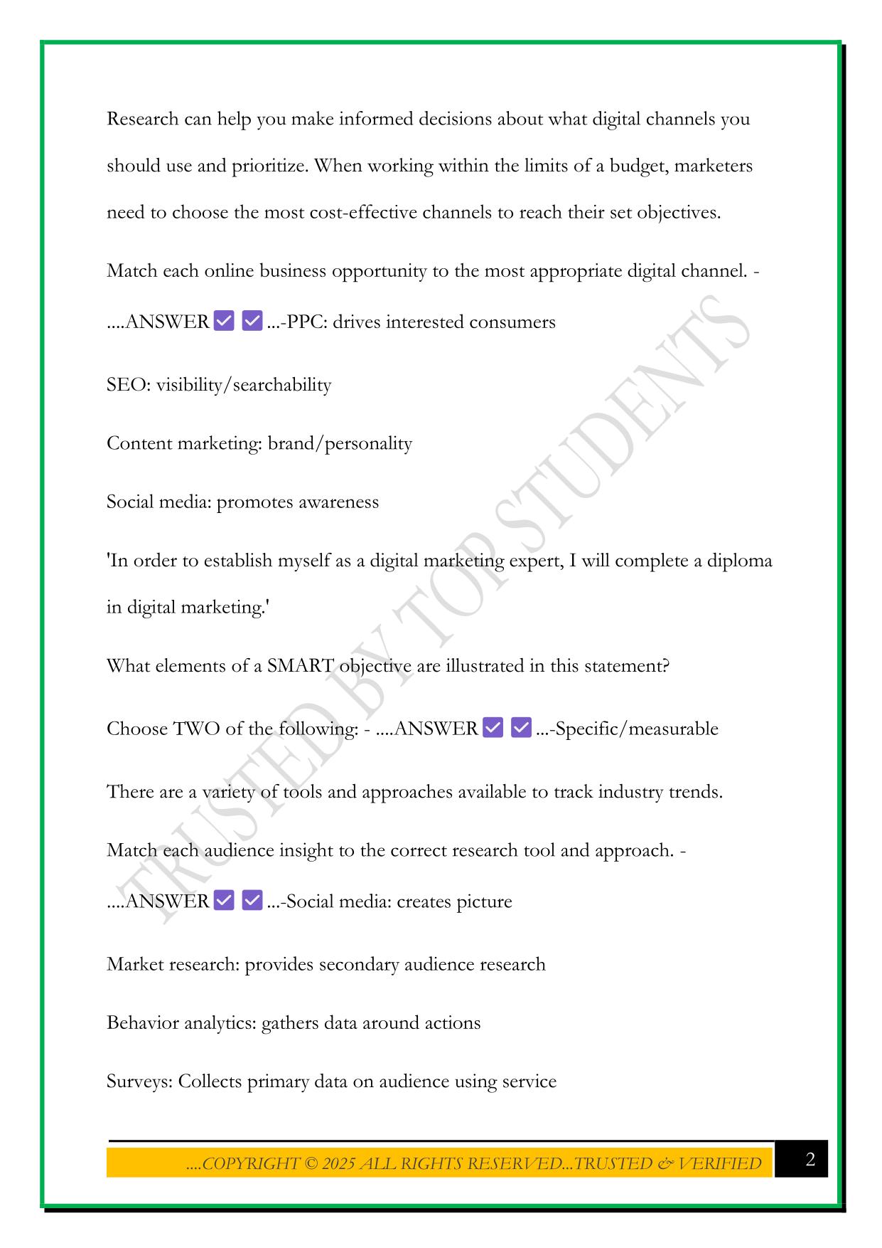 DMI EXAM 2025 QUESTIONS AND ANSWERS