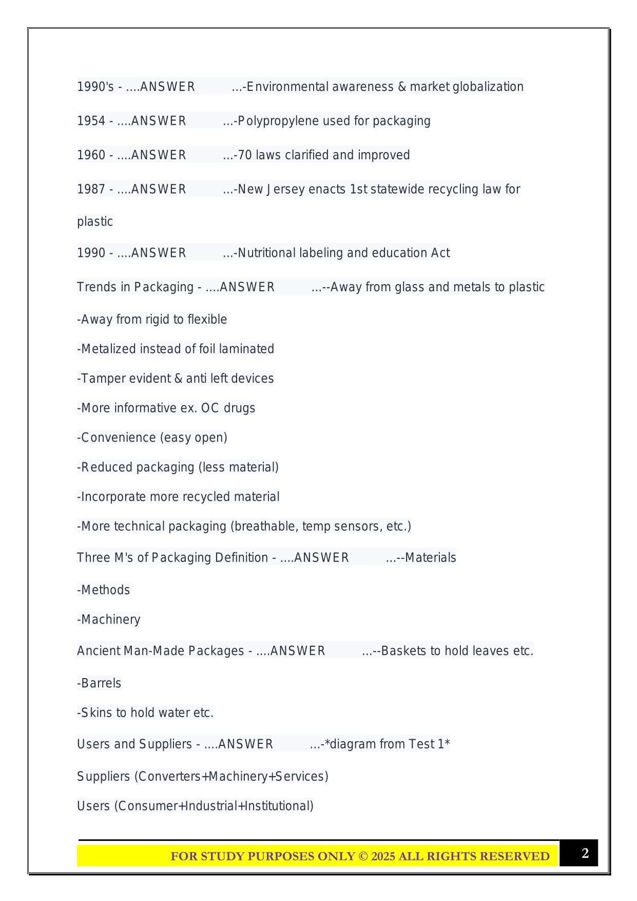 PKSC 1020 Midterm Exam 2025 Questions and Answers